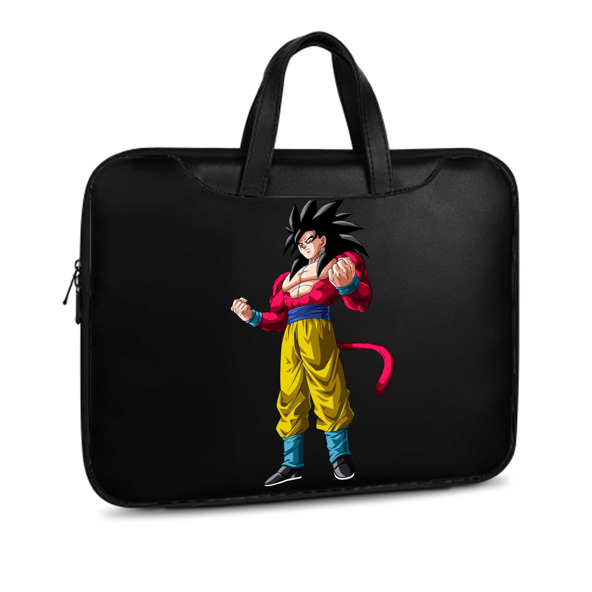 （画像用） ドラゴンボール 孫悟空（そん ごくう）Son Goku カカロット DRAGON BALL Kakarotto レザーラップトップバッグ　ノートパソコンケース
