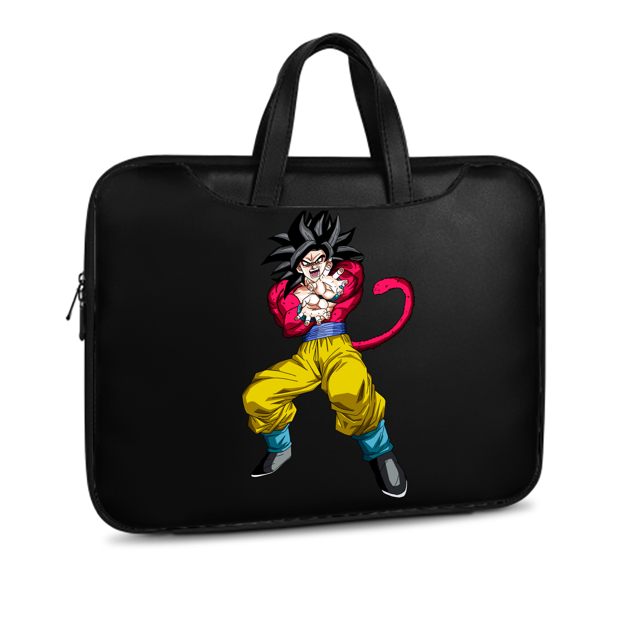 （画像用） ドラゴンボール 孫悟空（そん ごくう）Son Goku カカロット DRAGON BALL Kakarotto レザーラップトップバッグ　ノートパソコンケース