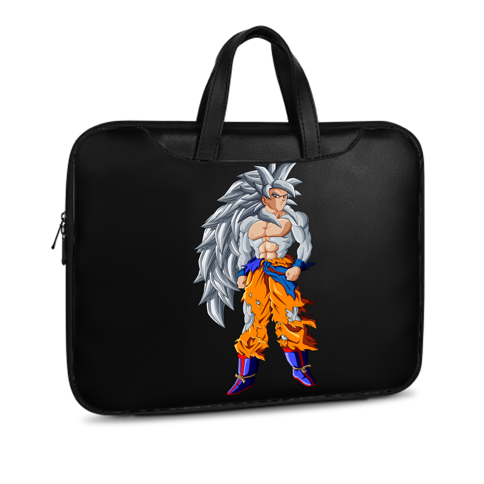 （画像用） ドラゴンボール 孫悟空（そん ごくう）Son Goku カカロット DRAGON BALL Kakarotto レザーラップトップバッグ　ノートパソコンケース