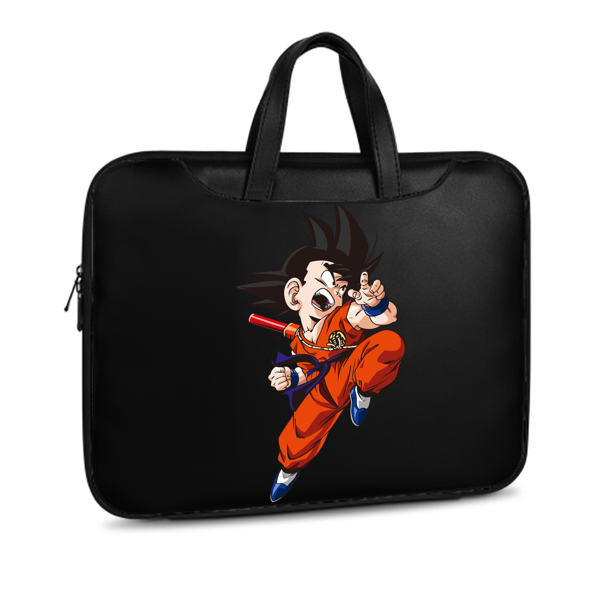 （画像用） ドラゴンボール 孫悟空（そん ごくう）Son Goku カカロット DRAGON BALL Kakarotto レザーラップトップバッグ　ノートパソコンケース