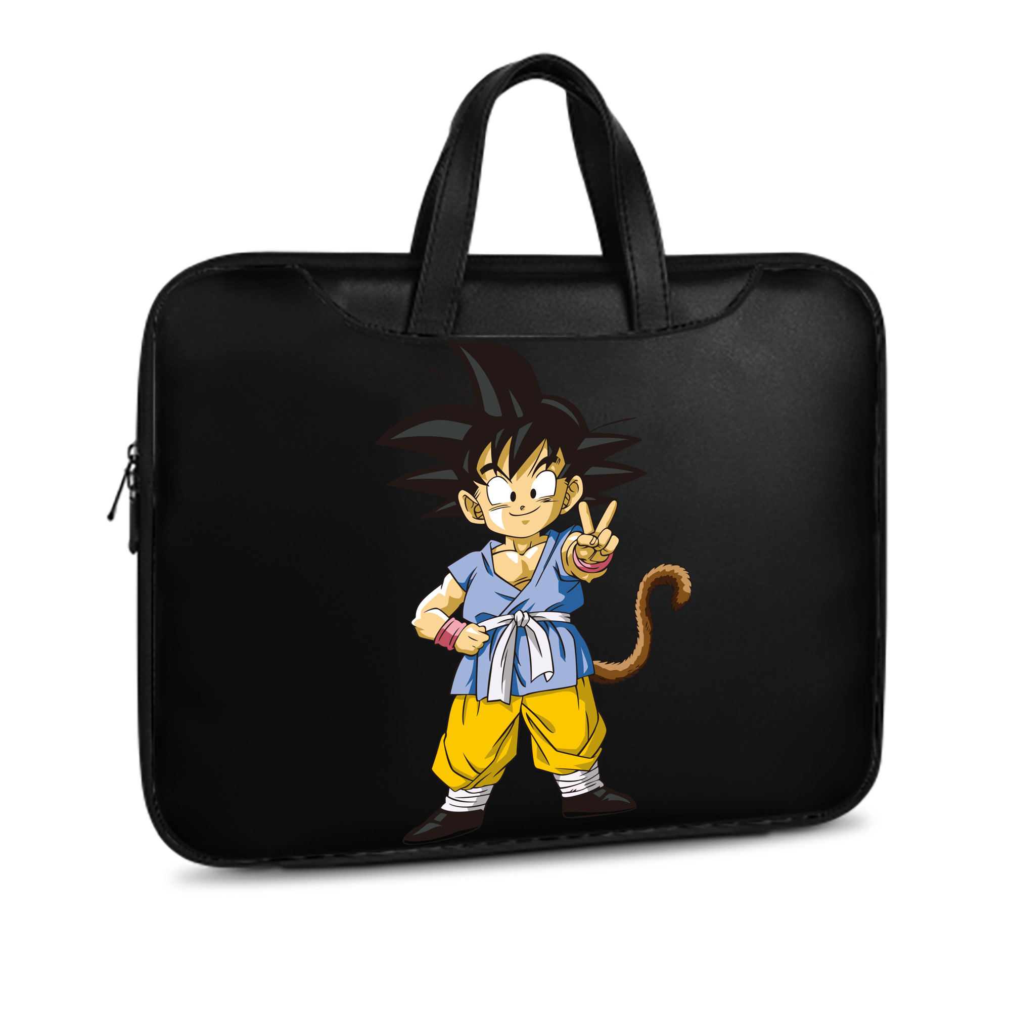 （画像用） ドラゴンボール 孫悟空（そん ごくう）Son Goku カカロット DRAGON BALL Kakarotto レザーラップトップバッグ　ノートパソコンケース