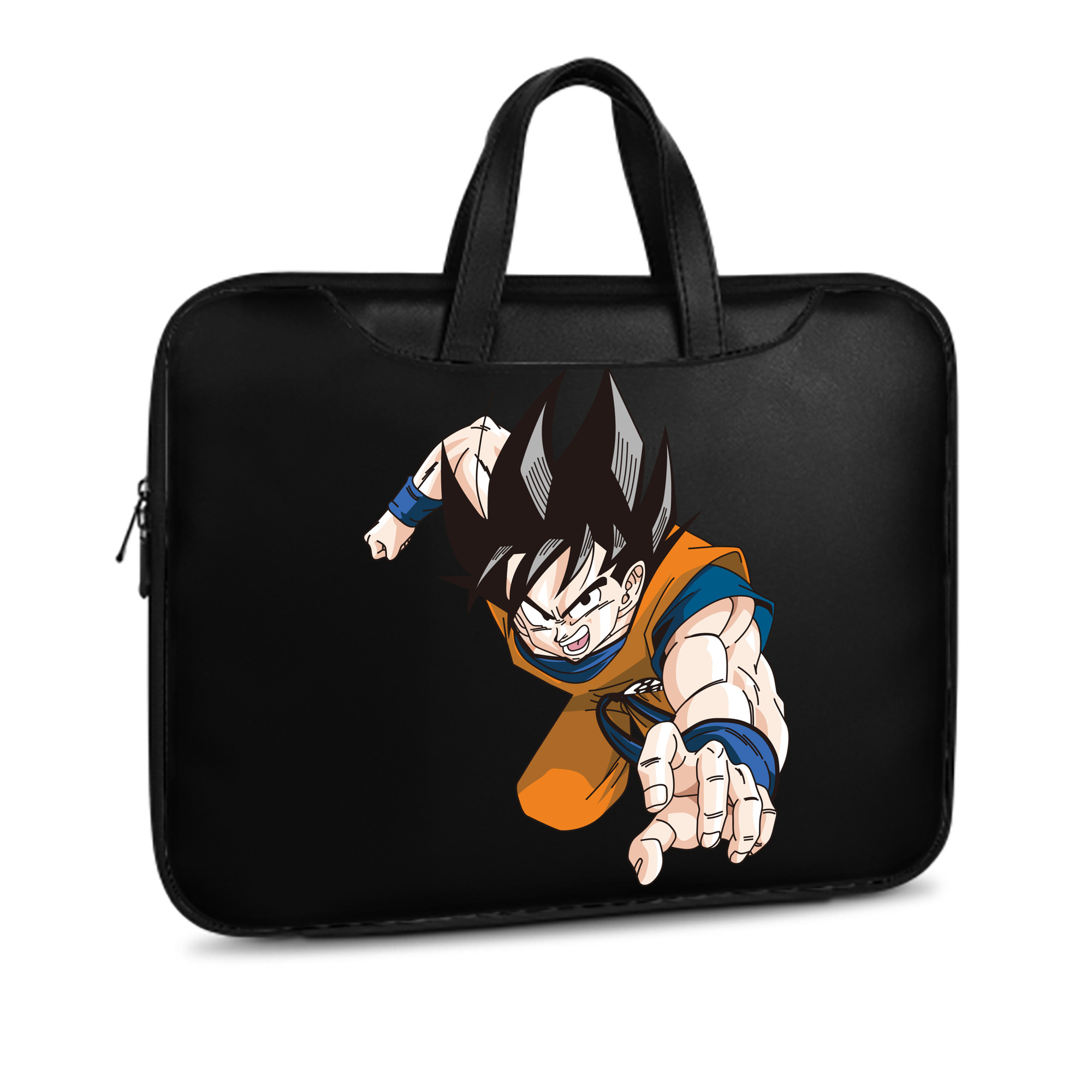 （画像用） ドラゴンボール 孫悟空（そん ごくう）Son Goku カカロット DRAGON BALL Kakarotto レザーラップトップバッグ　ノートパソコンケース