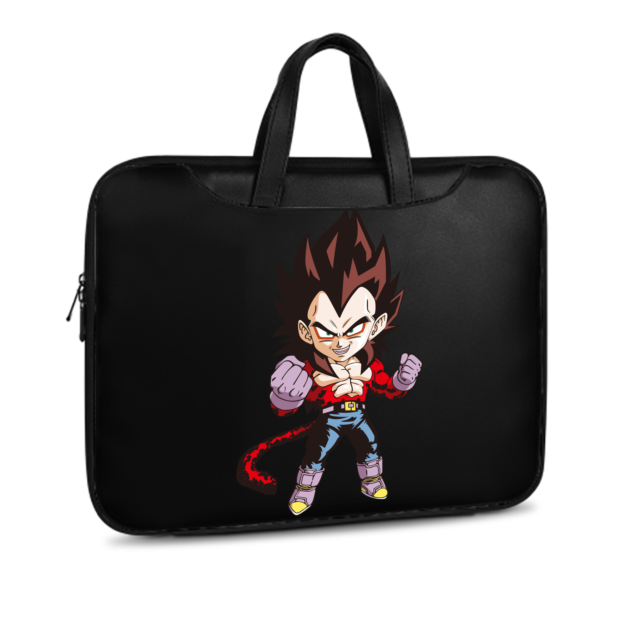 （画像用） ドラゴンボール ベジータ四世（Bejīta Yonsei）DRAGON BALL Vegeta IV レザーラップトップバッグ　ノートパソコンケース