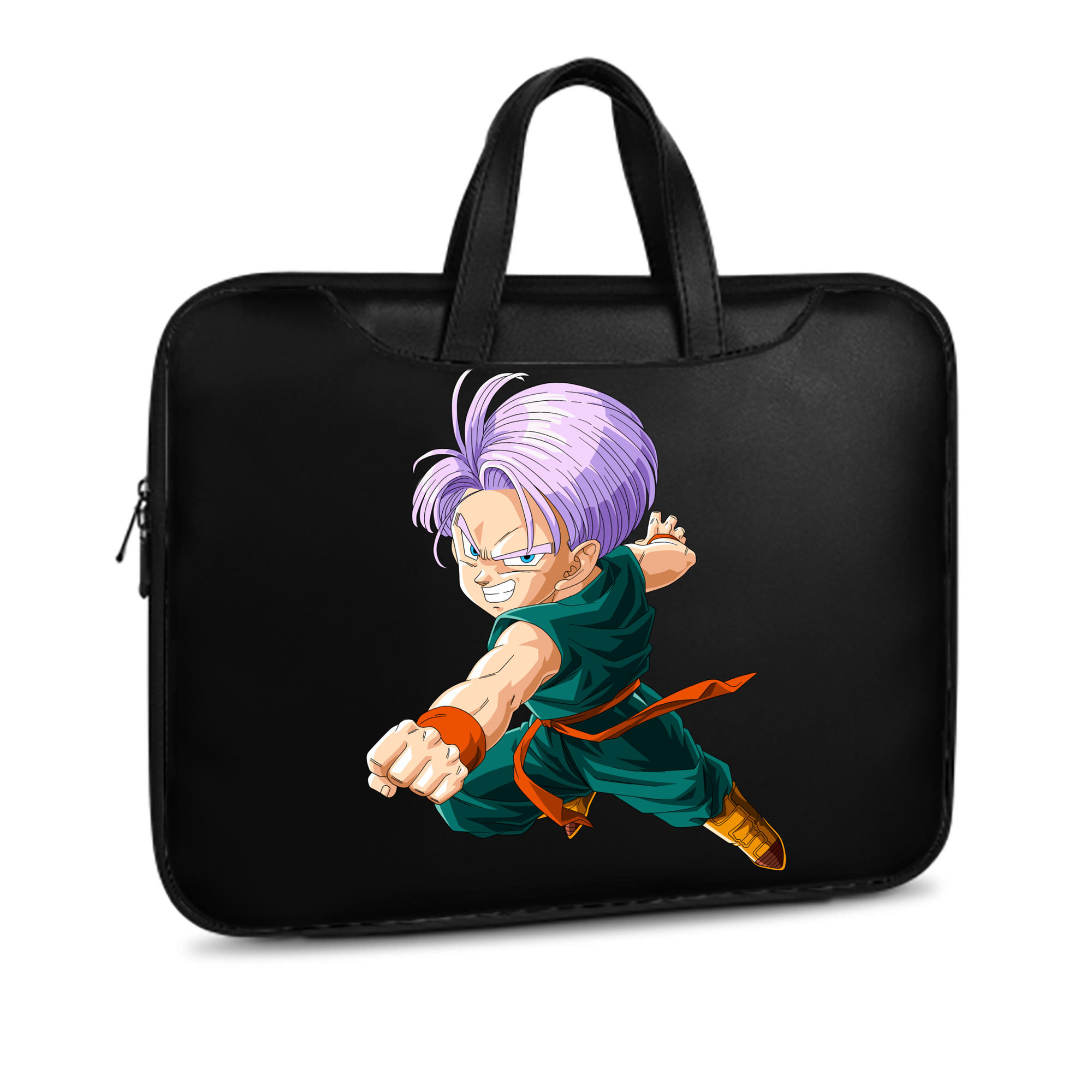 （画像用） ドラゴンボール トランクス（Torankusu）DRAGON BALL Trunks レザーラップトップバッグ　ノートパソコンケース