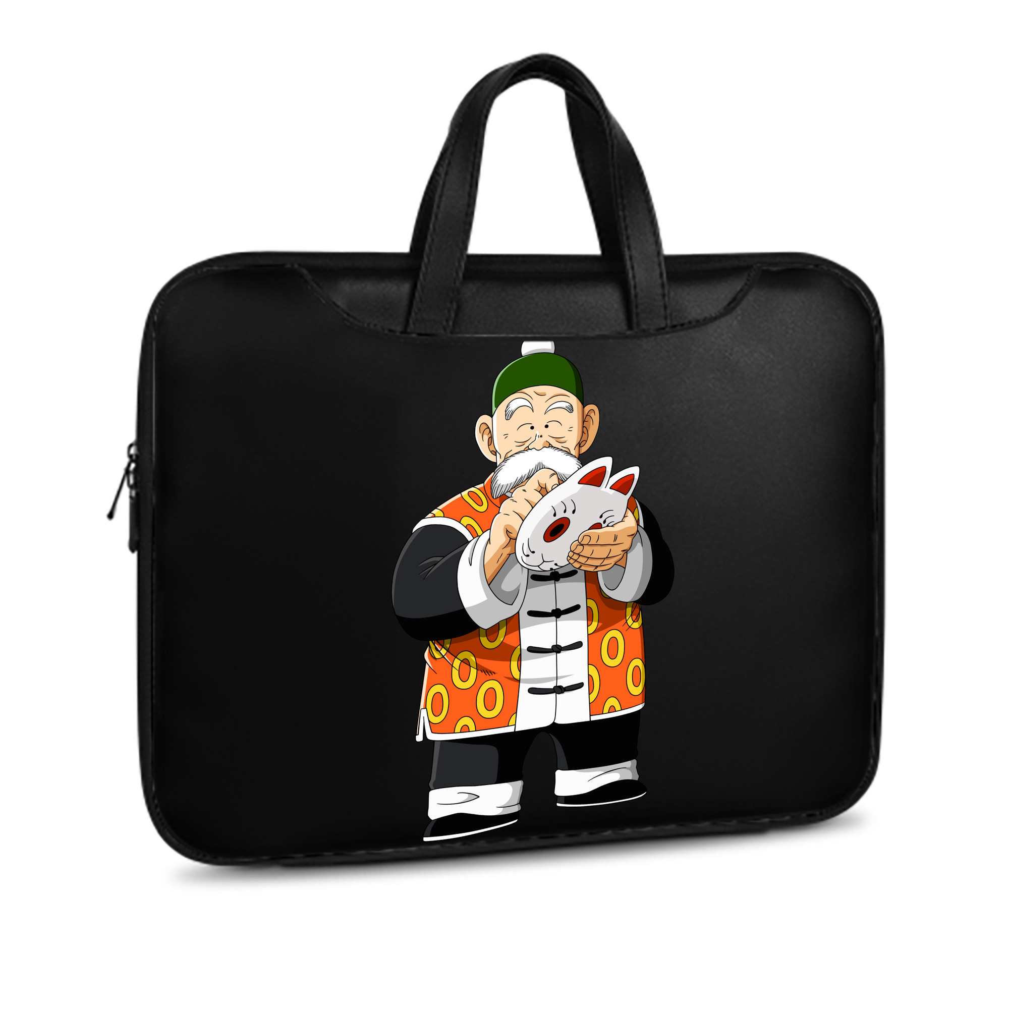 （画像用） ドラゴンボール 亀仙人（かめせんにん） DRAGON BALL Master Roshi Kame Sennin レザーラップトップバッグ　ノートパソコンケース