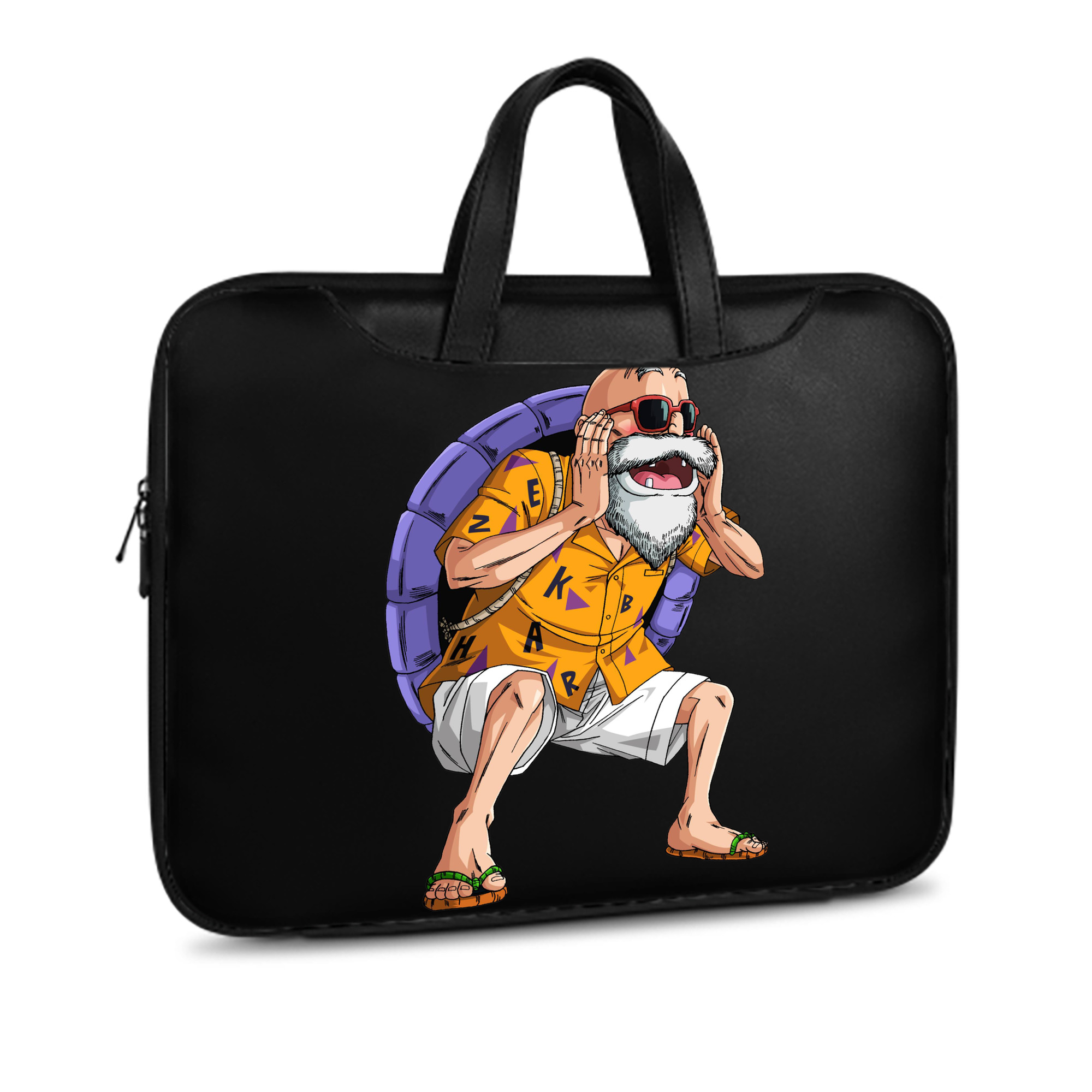 （画像用） ドラゴンボール 亀仙人（かめせんにん） DRAGON BALL Master Roshi Kame Sennin レザーラップトップバッグ　ノートパソコンケース