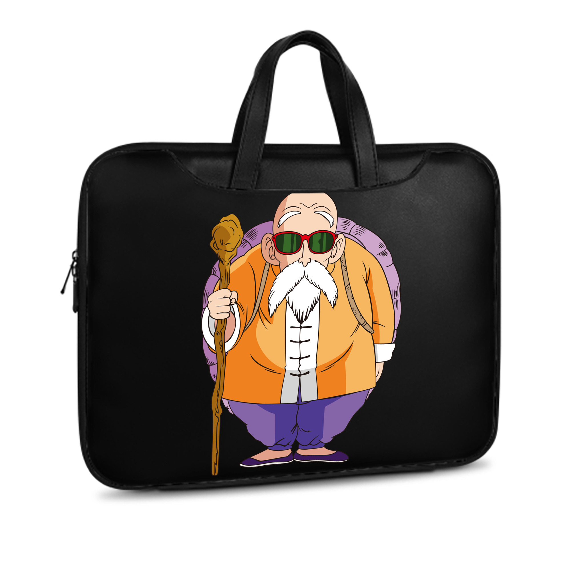 （画像用） ドラゴンボール 亀仙人（かめせんにん） DRAGON BALL Master Roshi Kame Sennin レザーラップトップバッグ　ノートパソコンケース