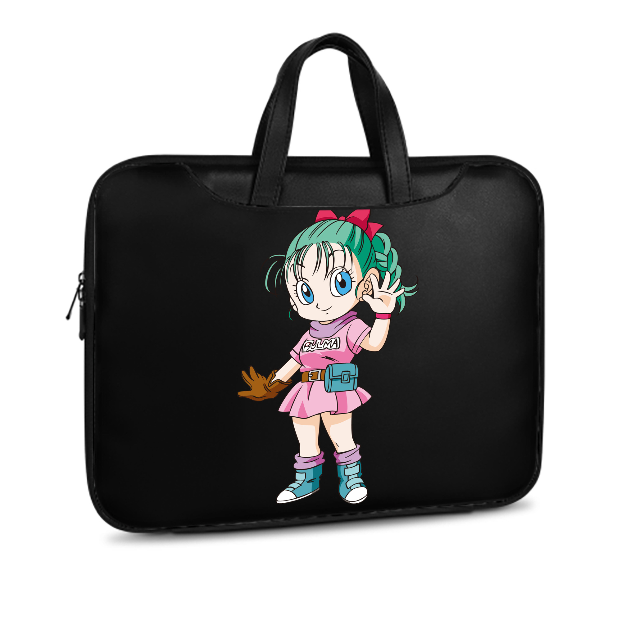 （画像用） ドラゴンボール ブルマ DRAGON BALL Bulma レザーラップトップバッグ　ノートパソコンケース