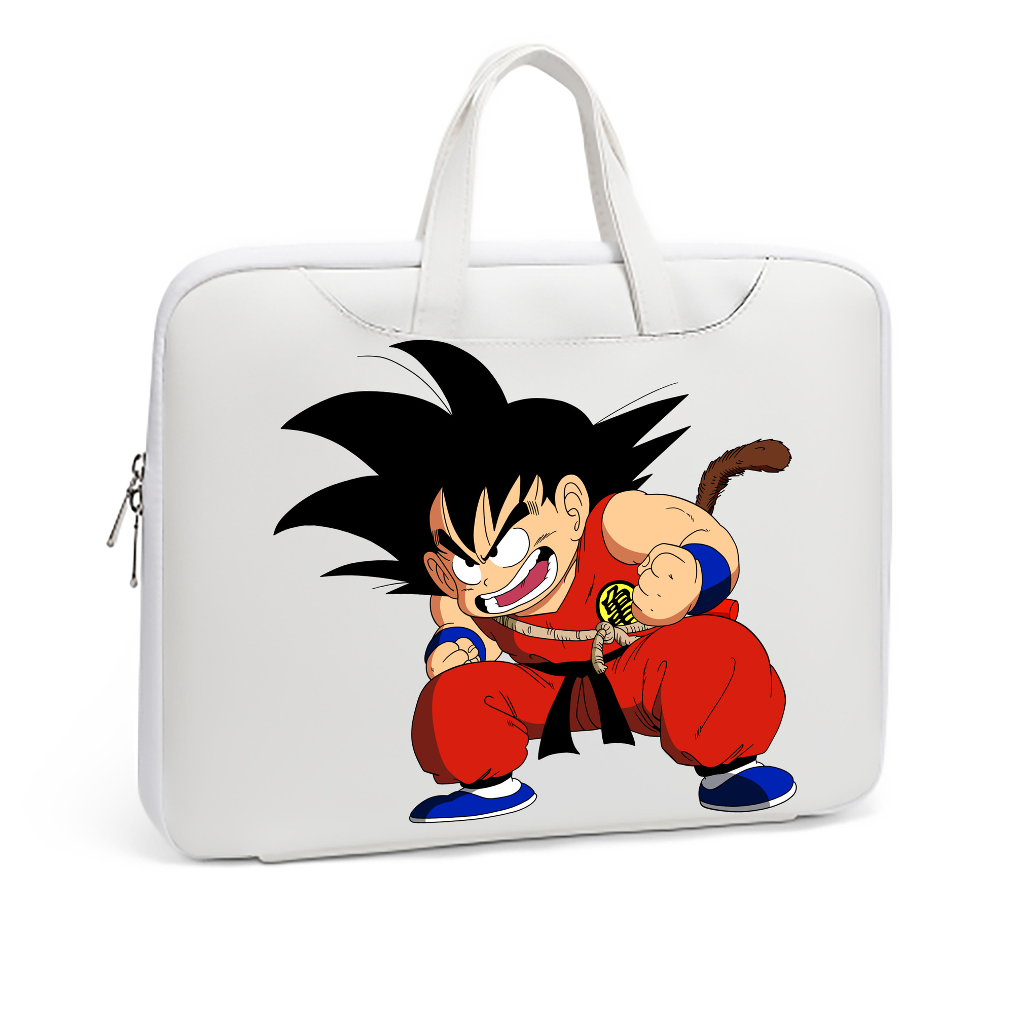 （画像用） ドラゴンボール 孫悟空（そん ごくう）Son Goku カカロット DRAGON BALL Kakarotto レザーラップトップバッグ　ノートパソコンケース