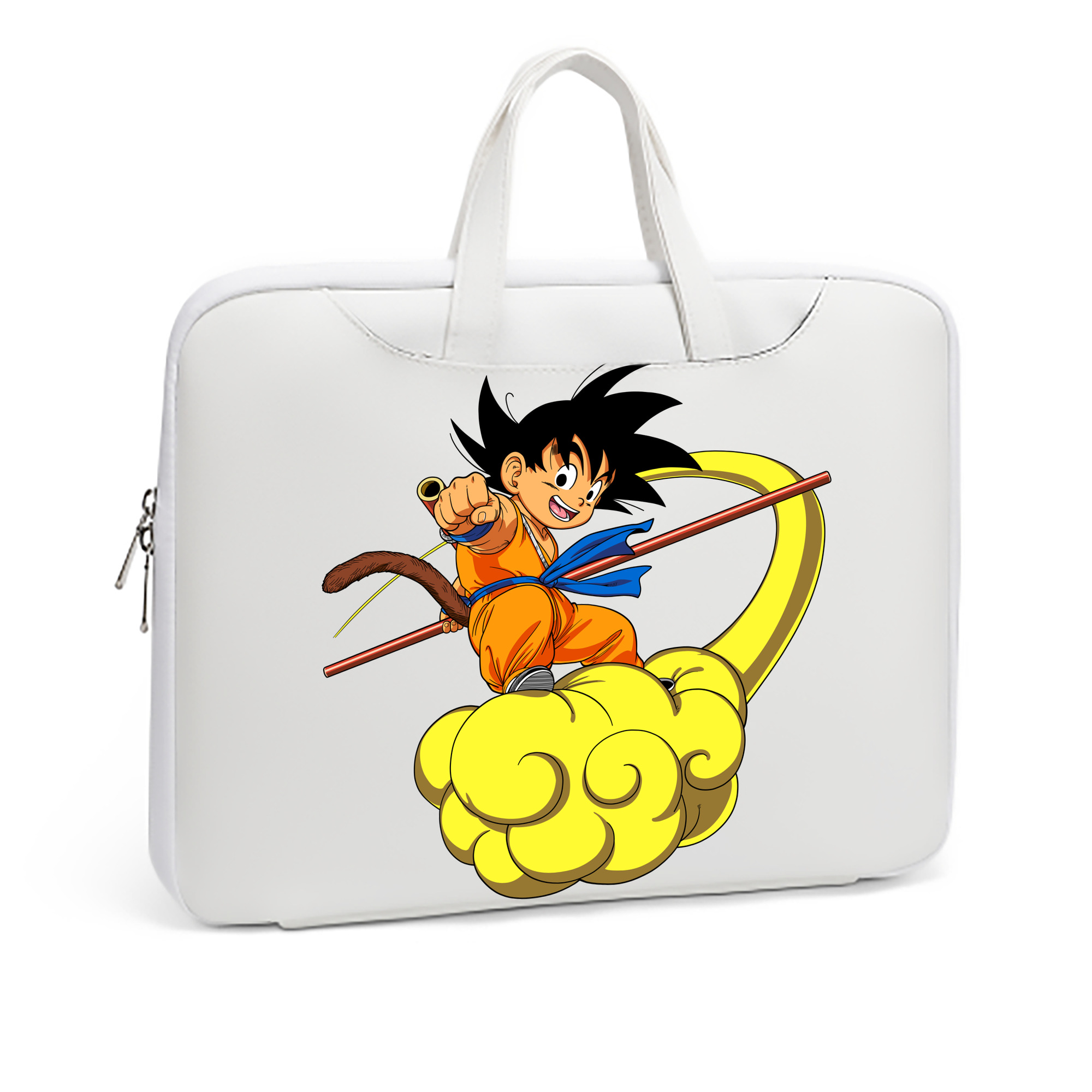 （画像用） ドラゴンボール 孫悟空（そん ごくう）Son Goku カカロット DRAGON BALL Kakarotto レザーラップトップバッグ　ノートパソコンケース