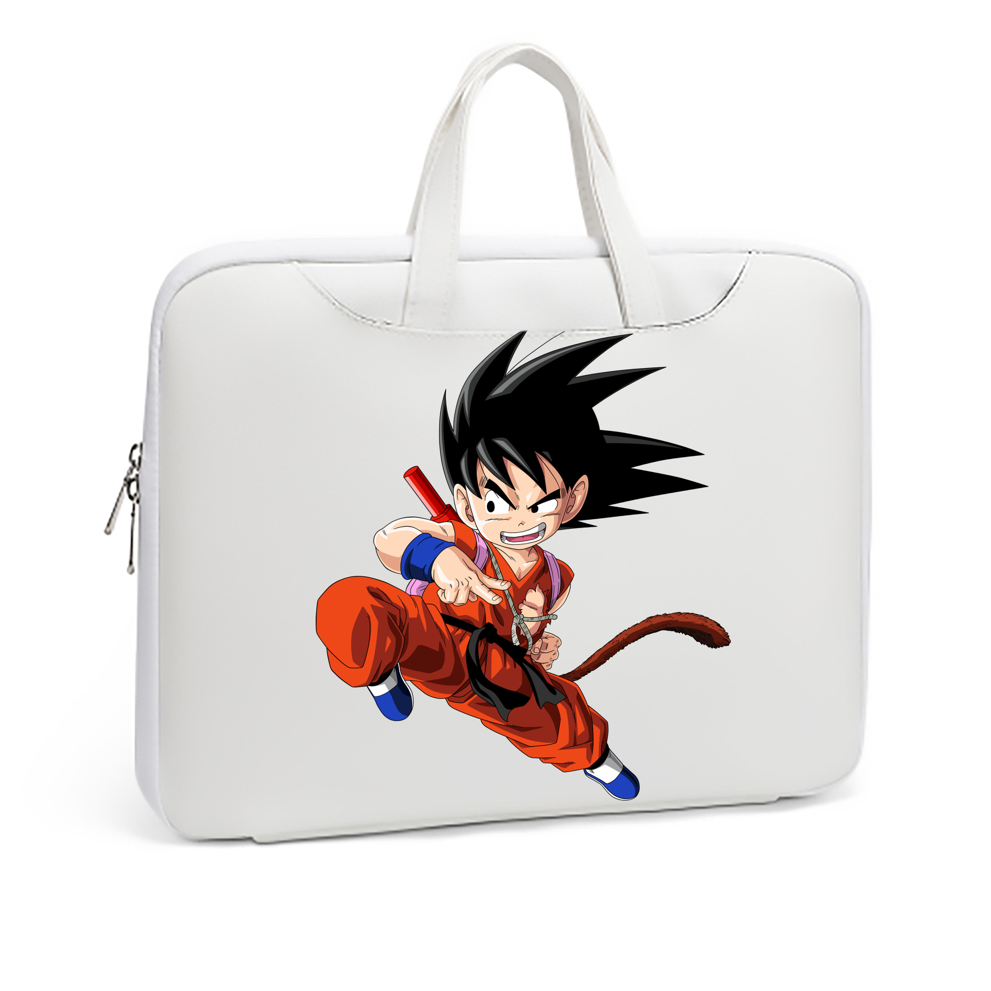 （画像用） ドラゴンボール 孫悟空（そん ごくう）Son Goku カカロット DRAGON BALL Kakarotto レザーラップトップバッグ　ノートパソコンケース