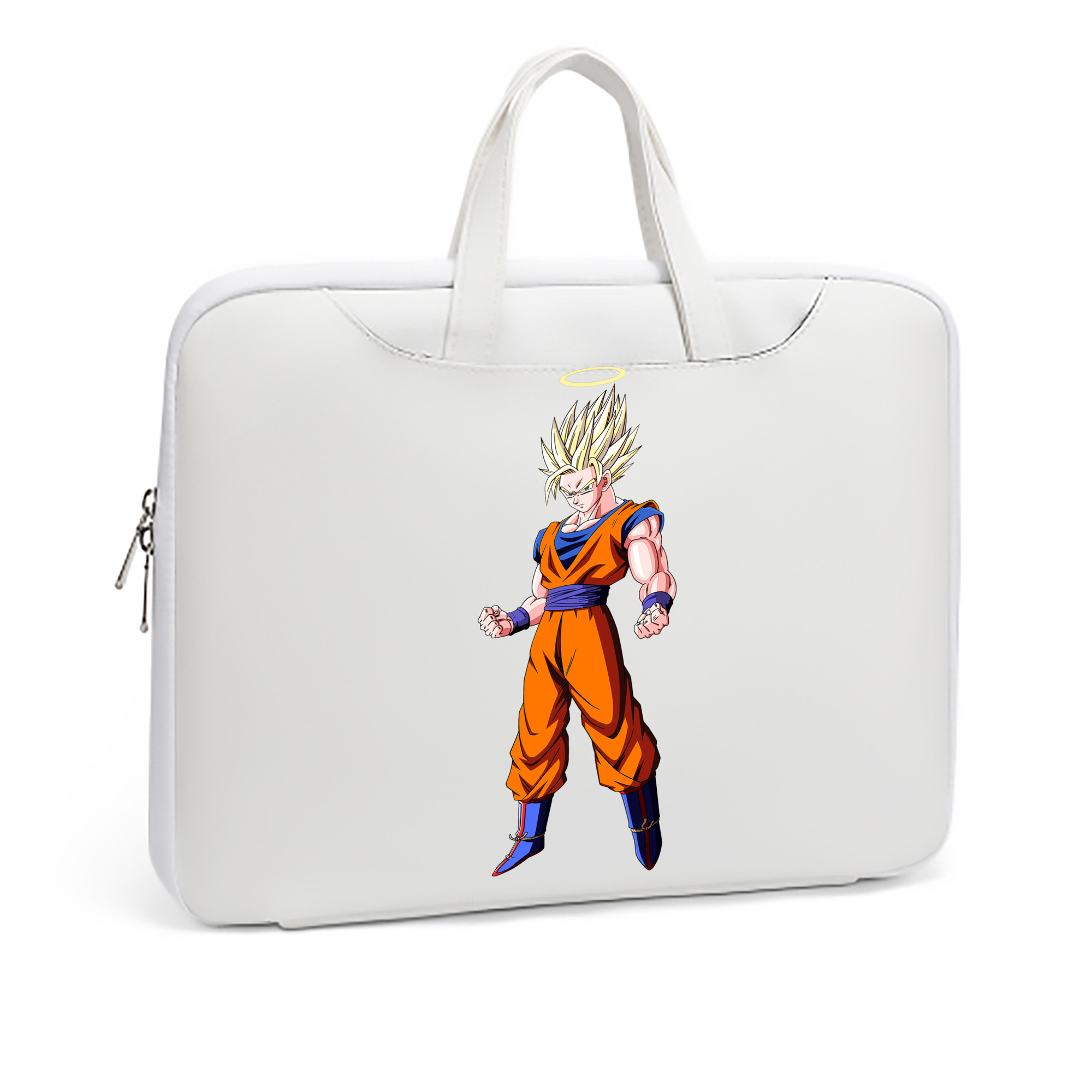 （画像用） ドラゴンボール 孫悟空（そん ごくう）Son Goku カカロット DRAGON BALL Kakarotto レザーラップトップバッグ　ノートパソコンケース