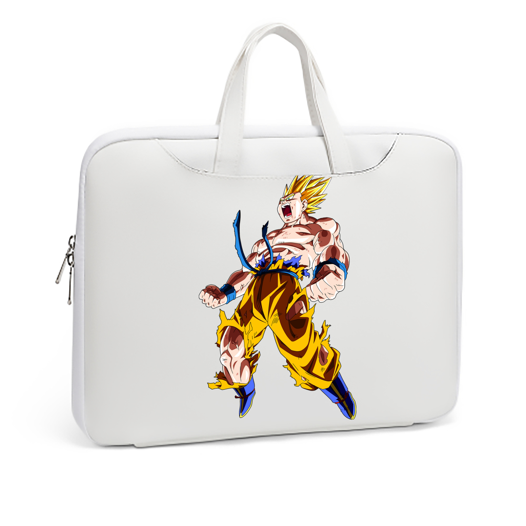 （画像用） ドラゴンボール 孫悟空（そん ごくう）Son Goku カカロット DRAGON BALL Kakarotto レザーラップトップバッグ　ノートパソコンケース