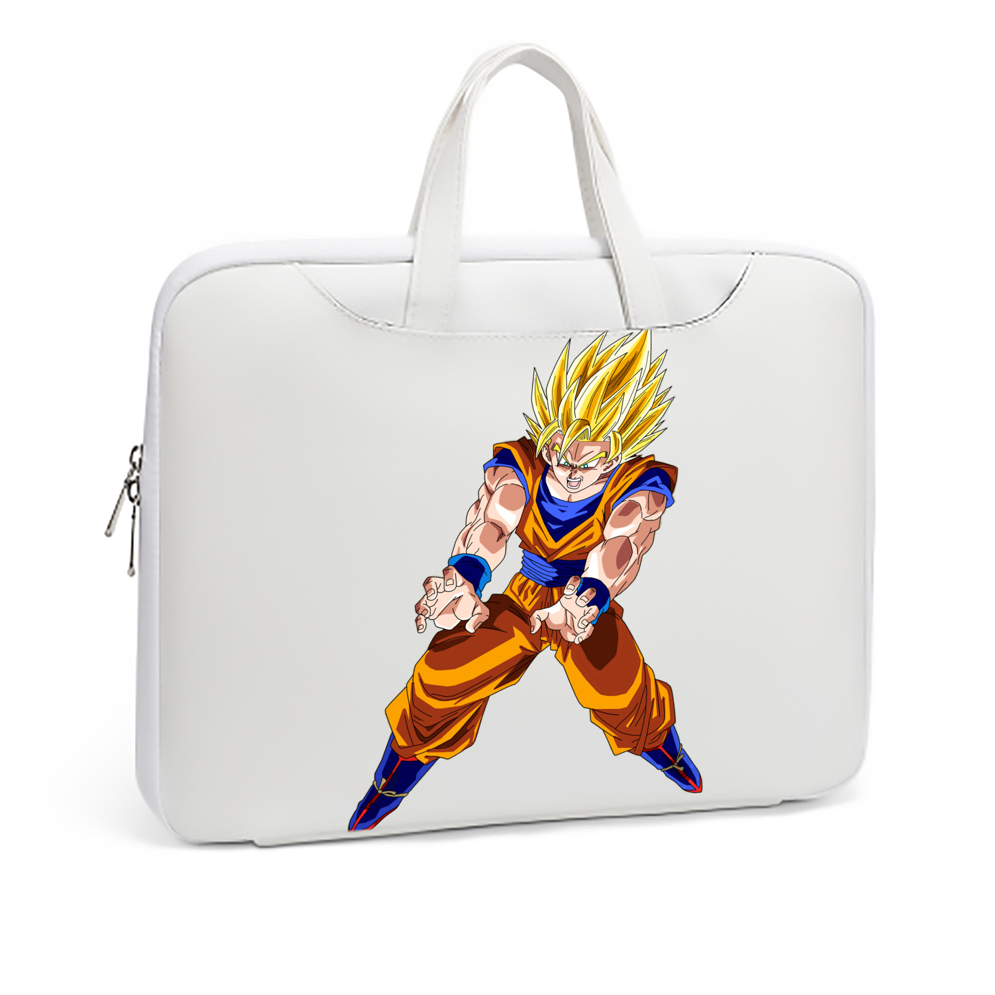（画像用） ドラゴンボール 孫悟空（そん ごくう）Son Goku カカロット DRAGON BALL Kakarotto レザーラップトップバッグ　ノートパソコンケース