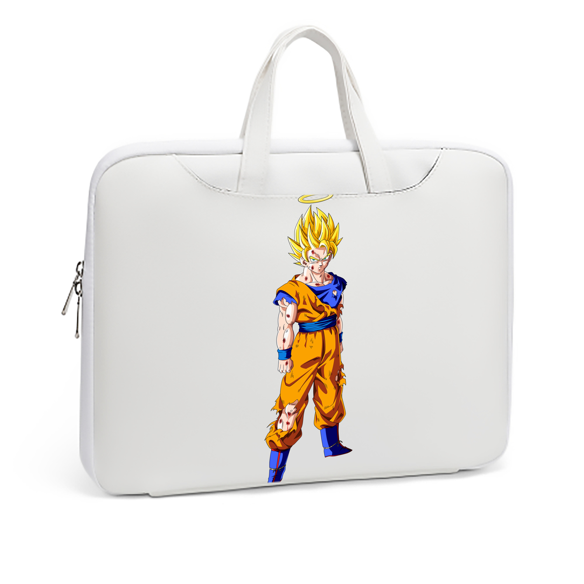 （画像用） ドラゴンボール 孫悟空（そん ごくう）Son Goku カカロット DRAGON BALL Kakarotto レザーラップトップバッグ　ノートパソコンケース