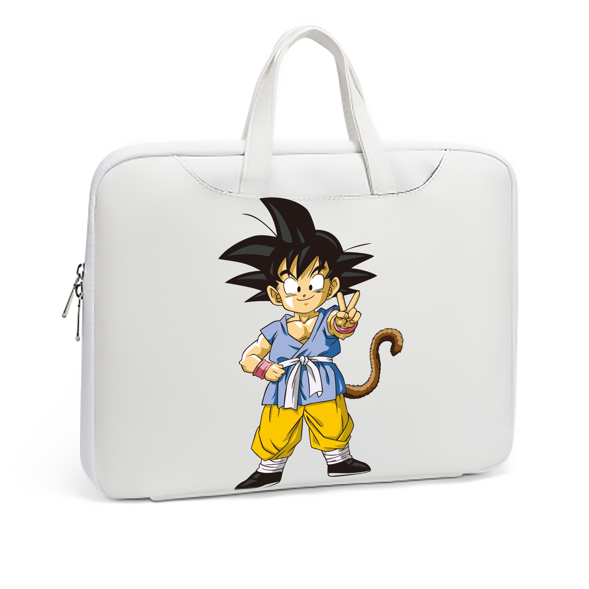 （画像用） ドラゴンボール 孫悟空（そん ごくう）Son Goku カカロット DRAGON BALL Kakarotto レザーラップトップバッグ　ノートパソコンケース