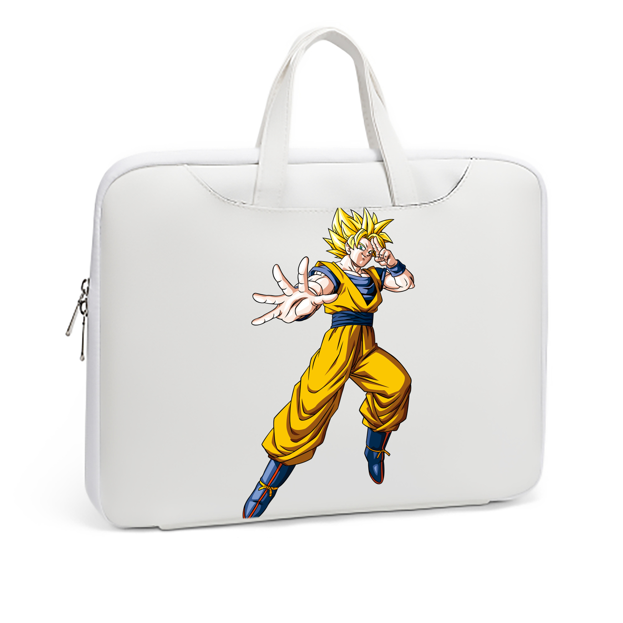 （画像用） ドラゴンボール 孫悟空（そん ごくう）Son Goku カカロット DRAGON BALL Kakarotto レザーラップトップバッグ　ノートパソコンケース