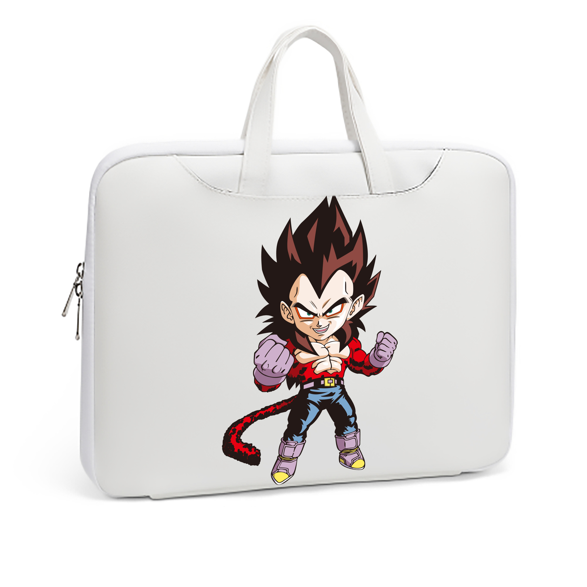 （画像用） ドラゴンボール ベジータ四世（Bejīta Yonsei）DRAGON BALL Vegeta IV レザーラップトップバッグ　ノートパソコンケース