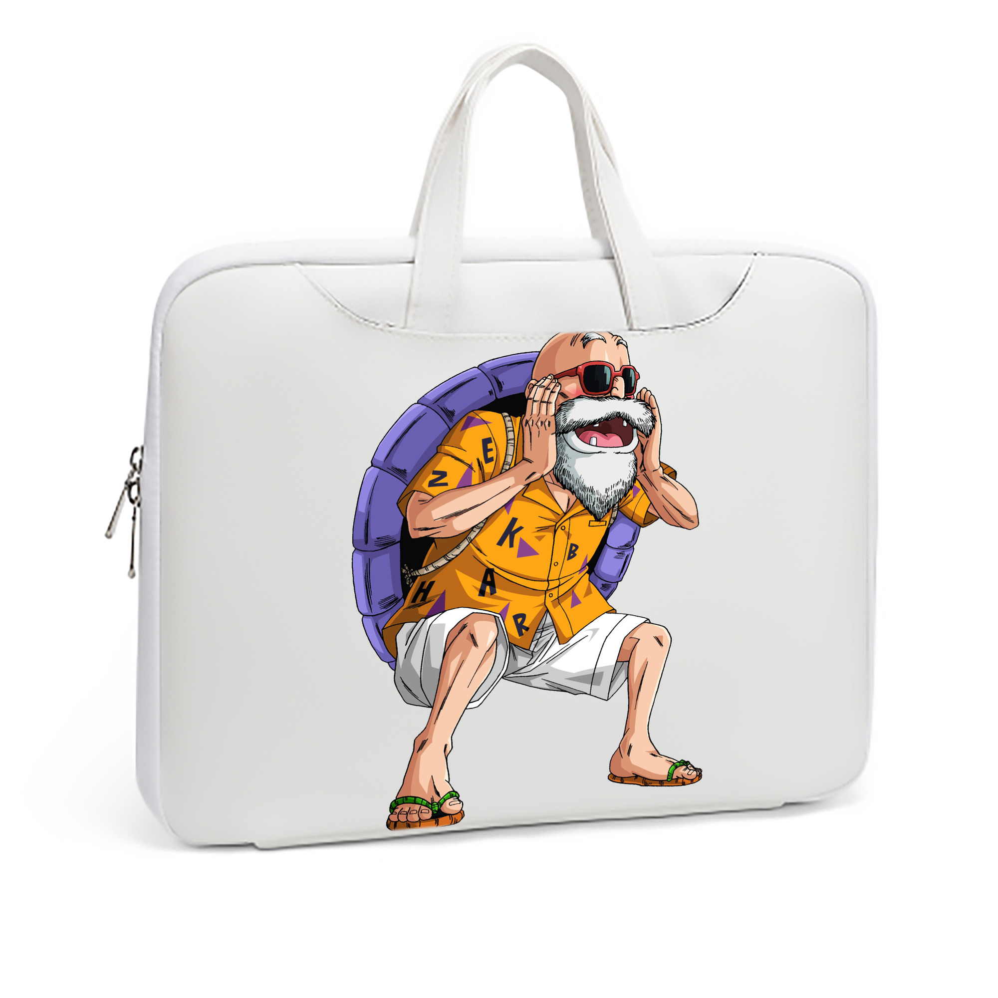 （画像用） ドラゴンボール 亀仙人（かめせんにん） DRAGON BALL Master Roshi Kame Sennin レザーラップトップバッグ　ノートパソコンケース