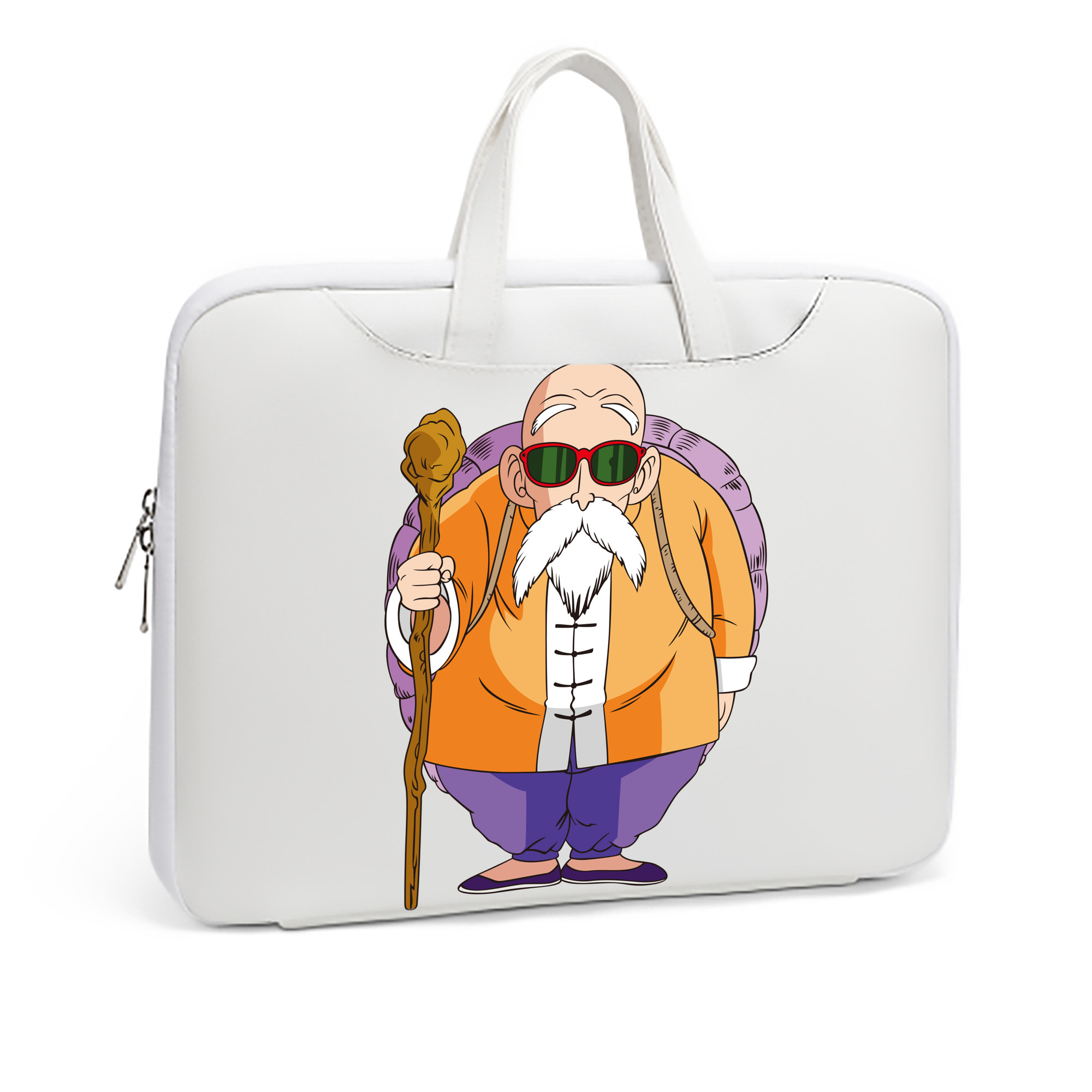 （画像用） ドラゴンボール 亀仙人（かめせんにん） DRAGON BALL Master Roshi Kame Sennin レザーラップトップバッグ　ノートパソコンケース