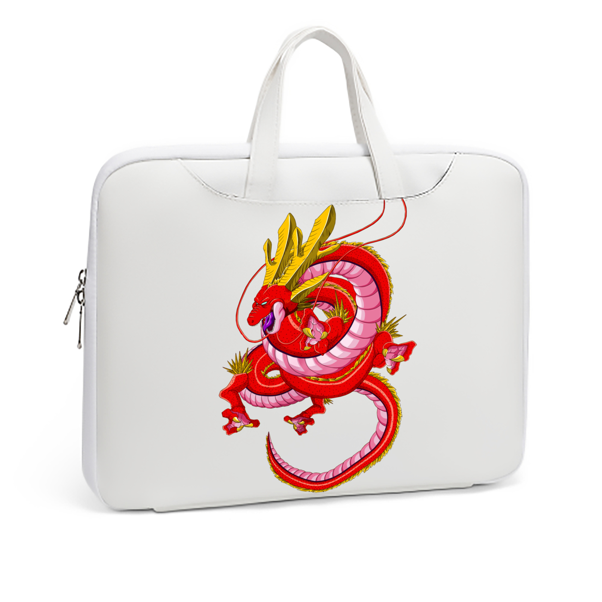 （画像用） ドラゴンボール 神龍 シェンロン DRAGON BALL Shenron レザーラップトップバッグ　ノートパソコンケース
