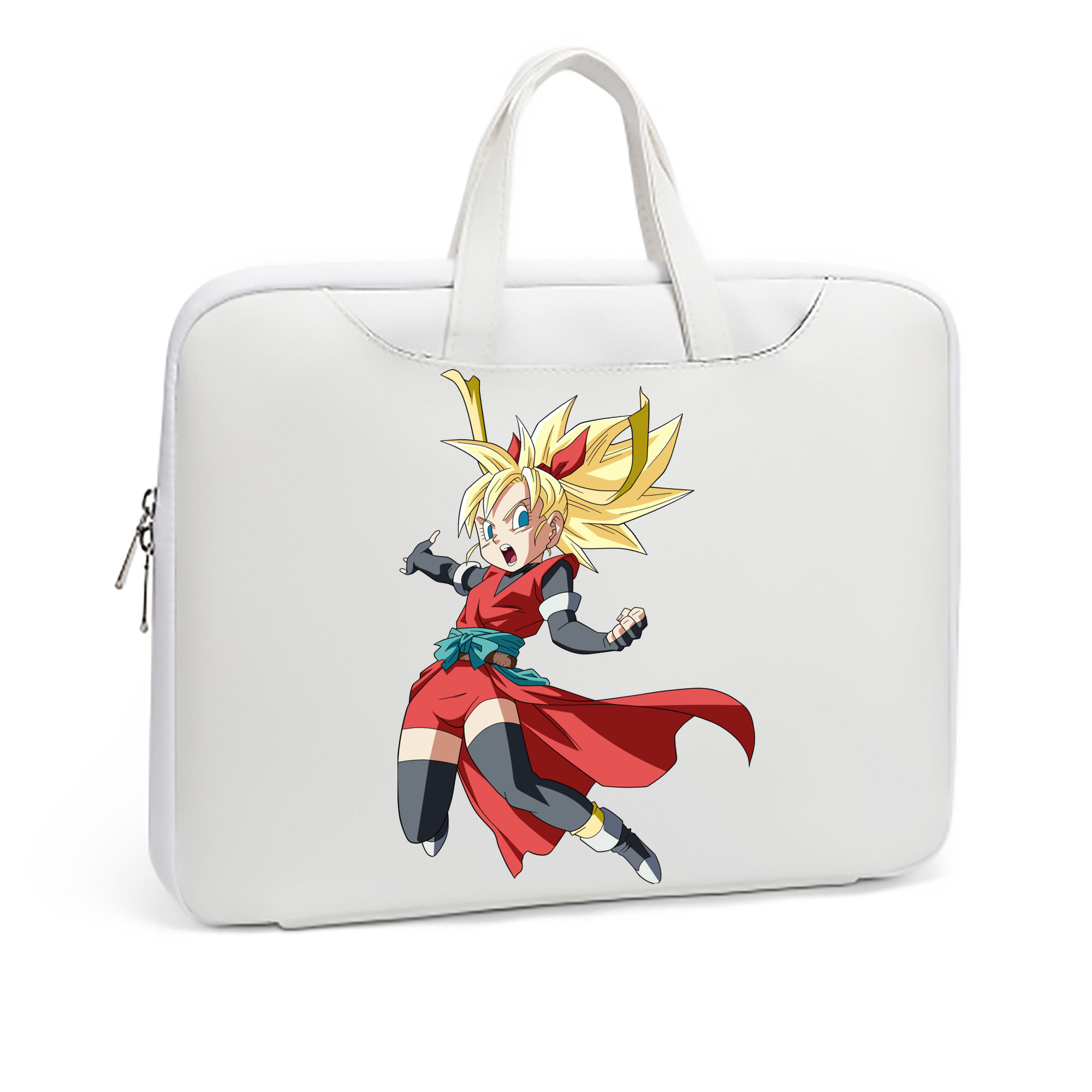 （画像用） ドラゴンボール カリフラ DRAGON BALL Caulifla レザーラップトップバッグ　ノートパソコンケース