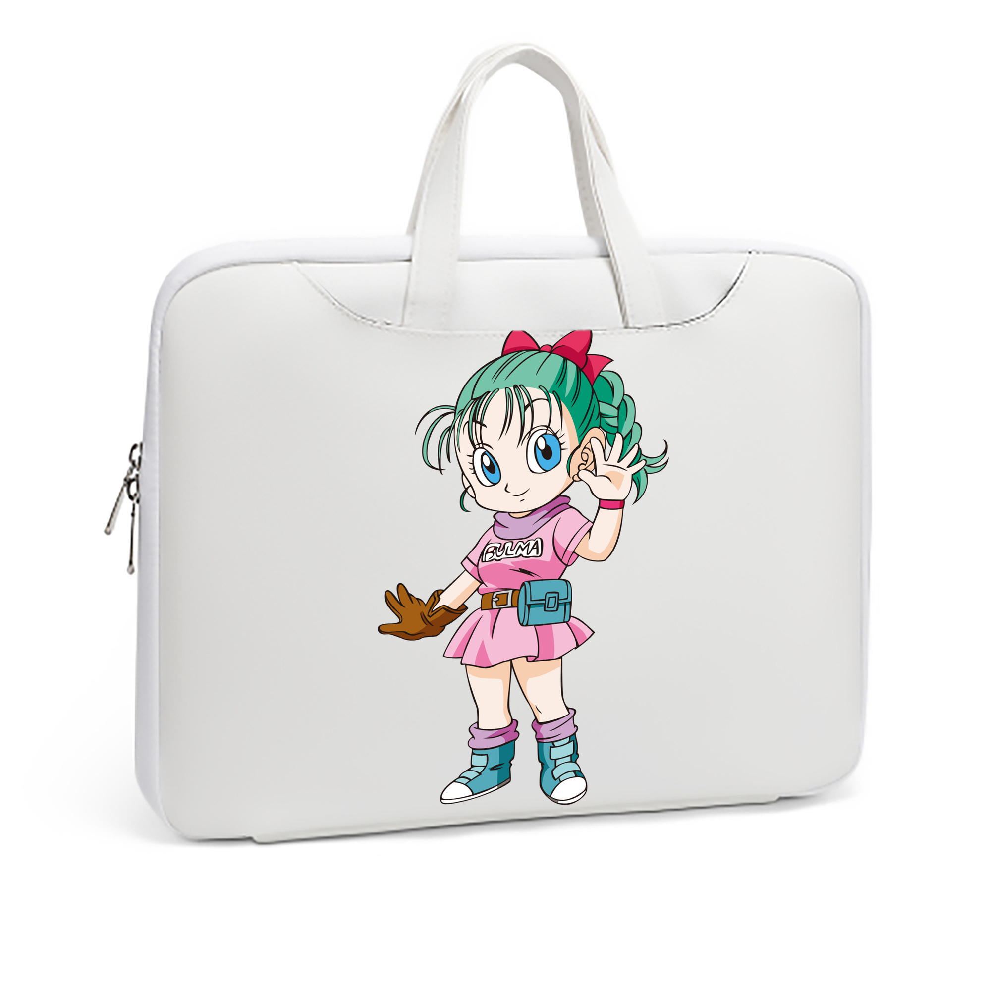 （画像用） ドラゴンボール ブルマ DRAGON BALL Bulma レザーラップトップバッグ　ノートパソコンケース
