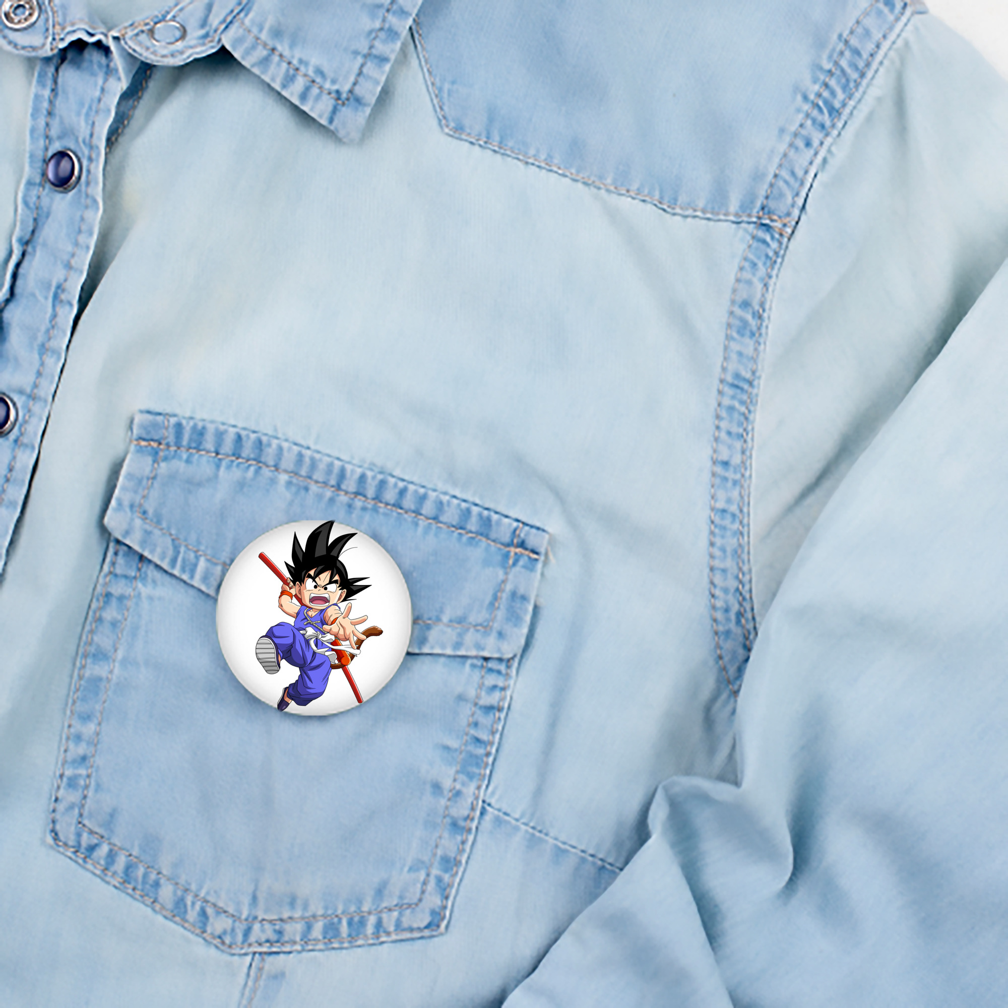 ドラゴンボール 孫悟空（そん ごくう）Son Goku カカロット DRAGON BALL Kakarotto 6cm 缶バッジ 複数セット