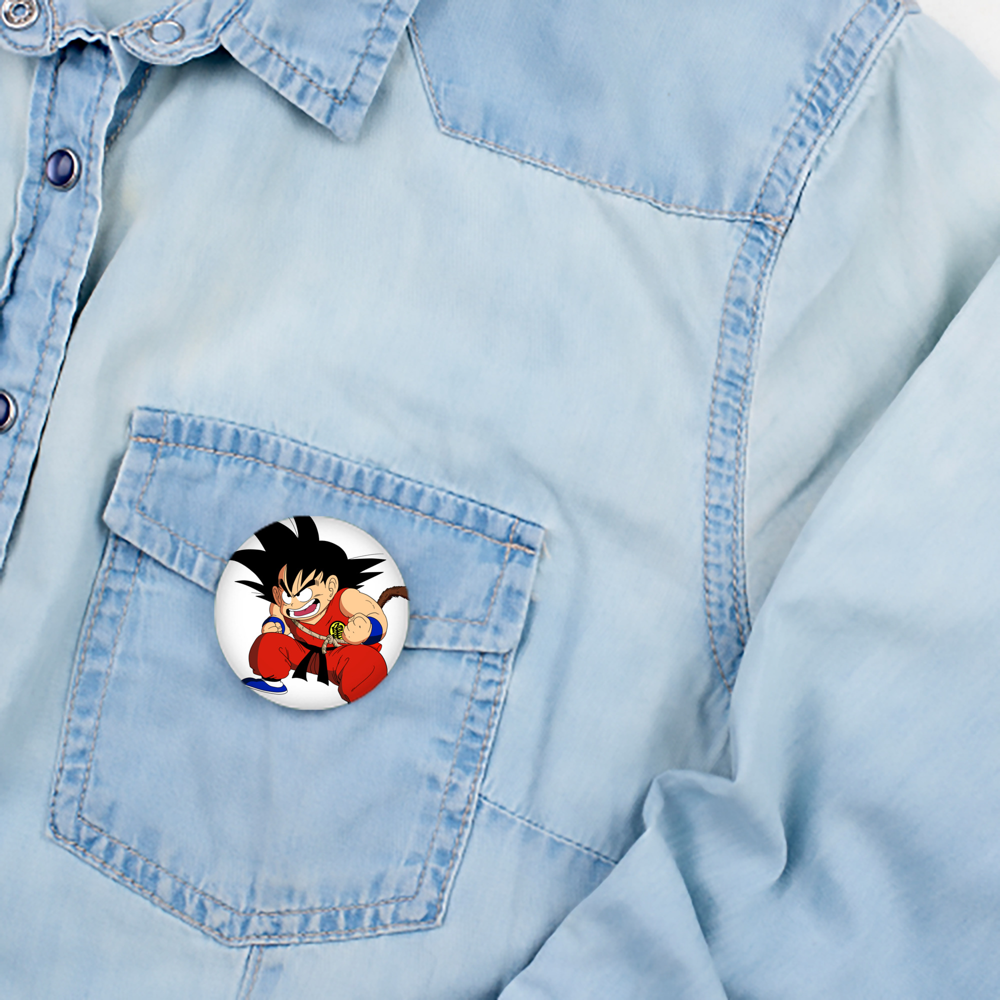 ドラゴンボール 孫悟空（そん ごくう）Son Goku カカロット DRAGON BALL Kakarotto 6cm 缶バッジ 複数セット