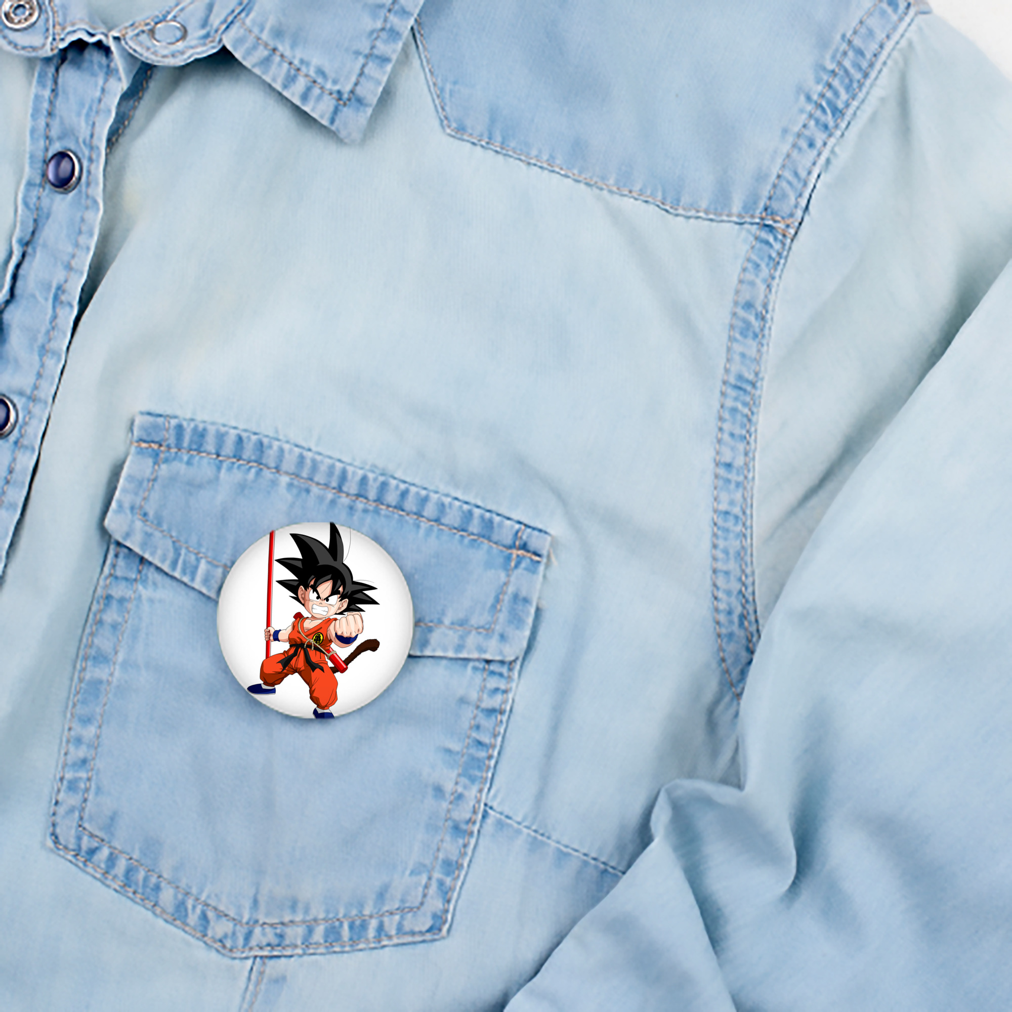 ドラゴンボール 孫悟空（そん ごくう）Son Goku カカロット DRAGON BALL Kakarotto 6cm 缶バッジ 複数セット