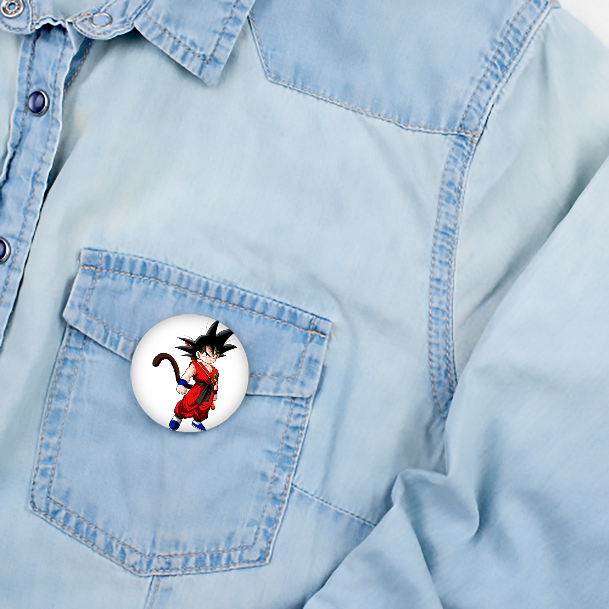 ドラゴンボール 孫悟空（そん ごくう）Son Goku カカロット DRAGON BALL Kakarotto 6cm 缶バッジ 複数セット
