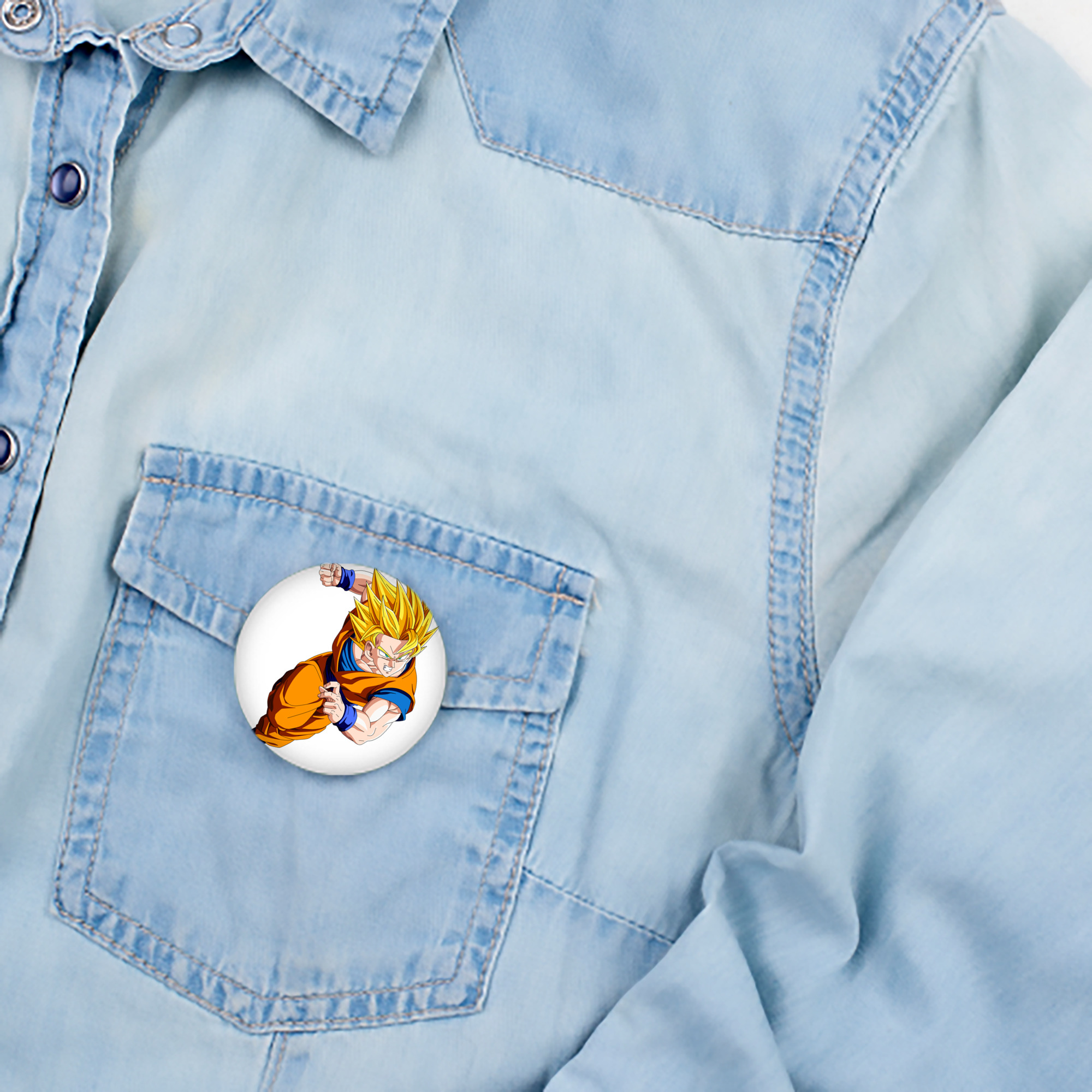 ドラゴンボール 孫悟空（そん ごくう）Son Goku カカロット DRAGON BALL Kakarotto 6cm 缶バッジ 複数セット