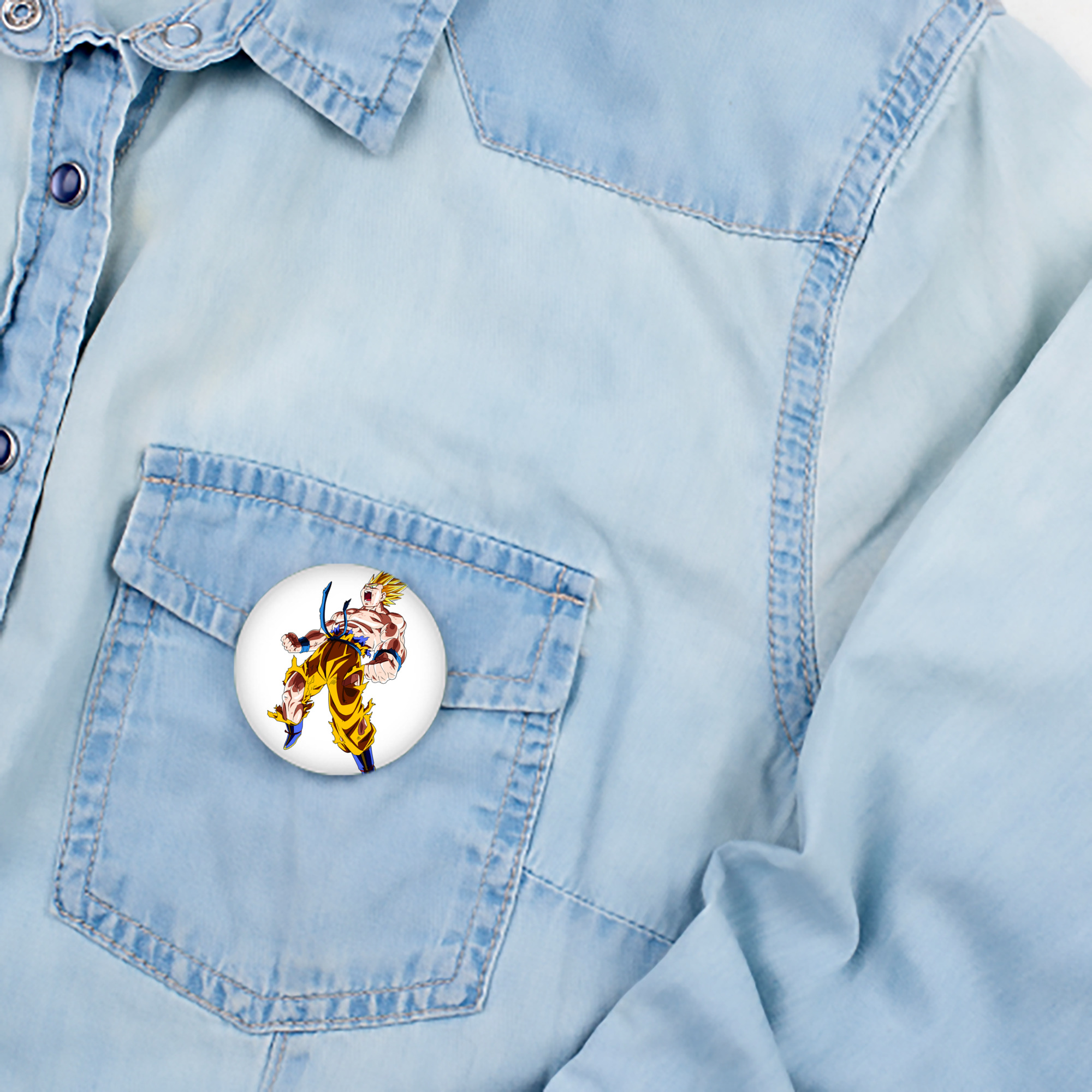 ドラゴンボール 孫悟空（そん ごくう）Son Goku カカロット DRAGON BALL Kakarotto 6cm 缶バッジ 複数セット