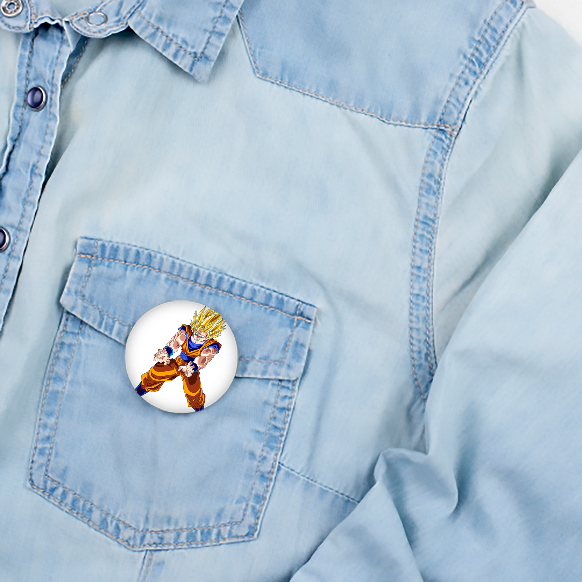ドラゴンボール 孫悟空（そん ごくう）Son Goku カカロット DRAGON BALL Kakarotto 6cm 缶バッジ 複数セット