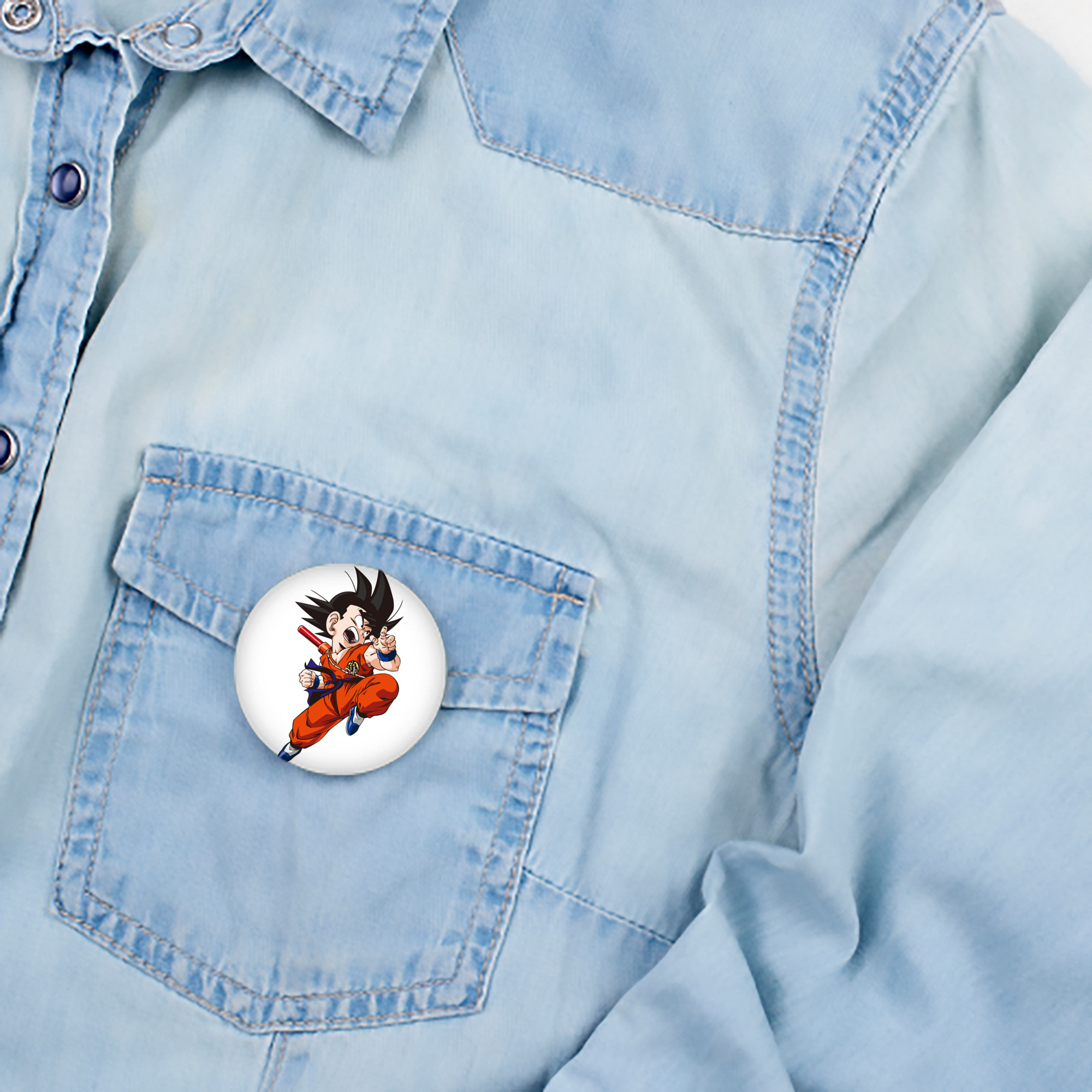 ドラゴンボール 孫悟空（そん ごくう）Son Goku カカロット DRAGON BALL Kakarotto 6cm 缶バッジ 複数セット