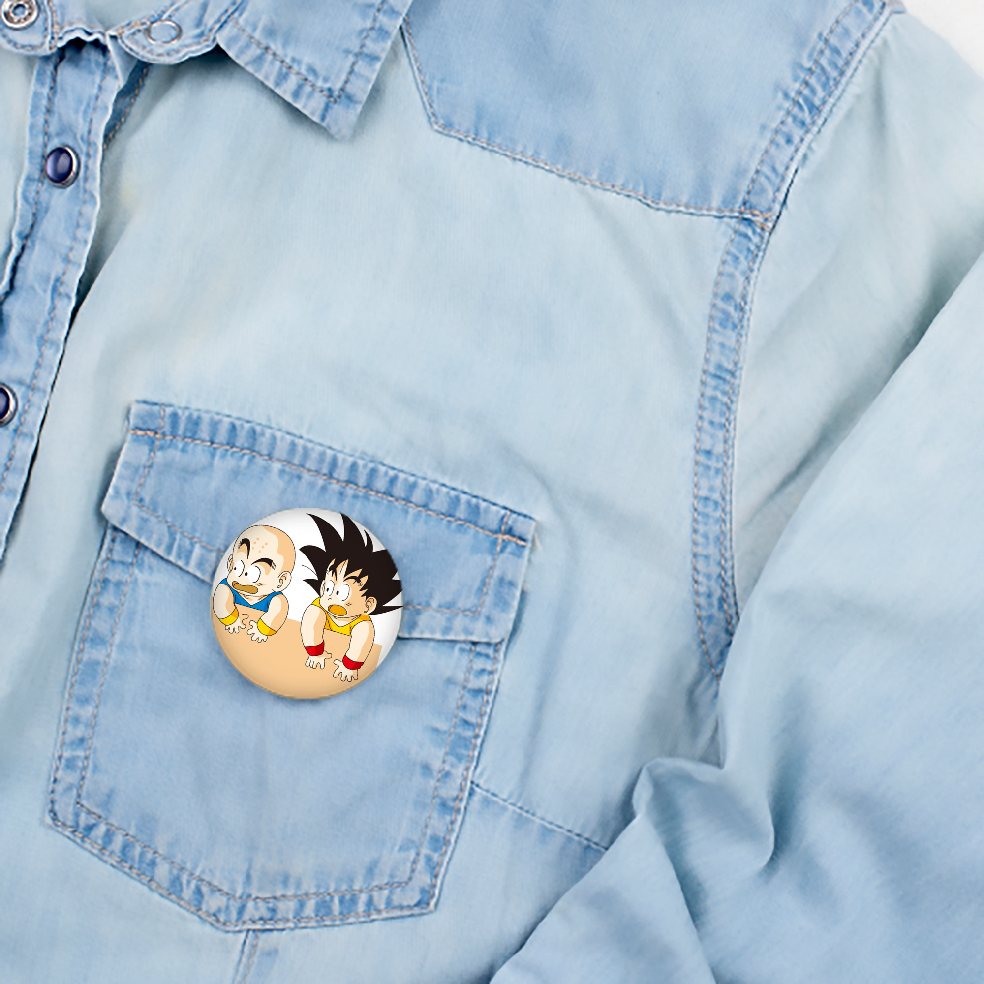 ドラゴンボール 孫悟空（そん ごくう）Son Goku カカロット DRAGON BALL Kakarotto 6cm 缶バッジ 複数セット