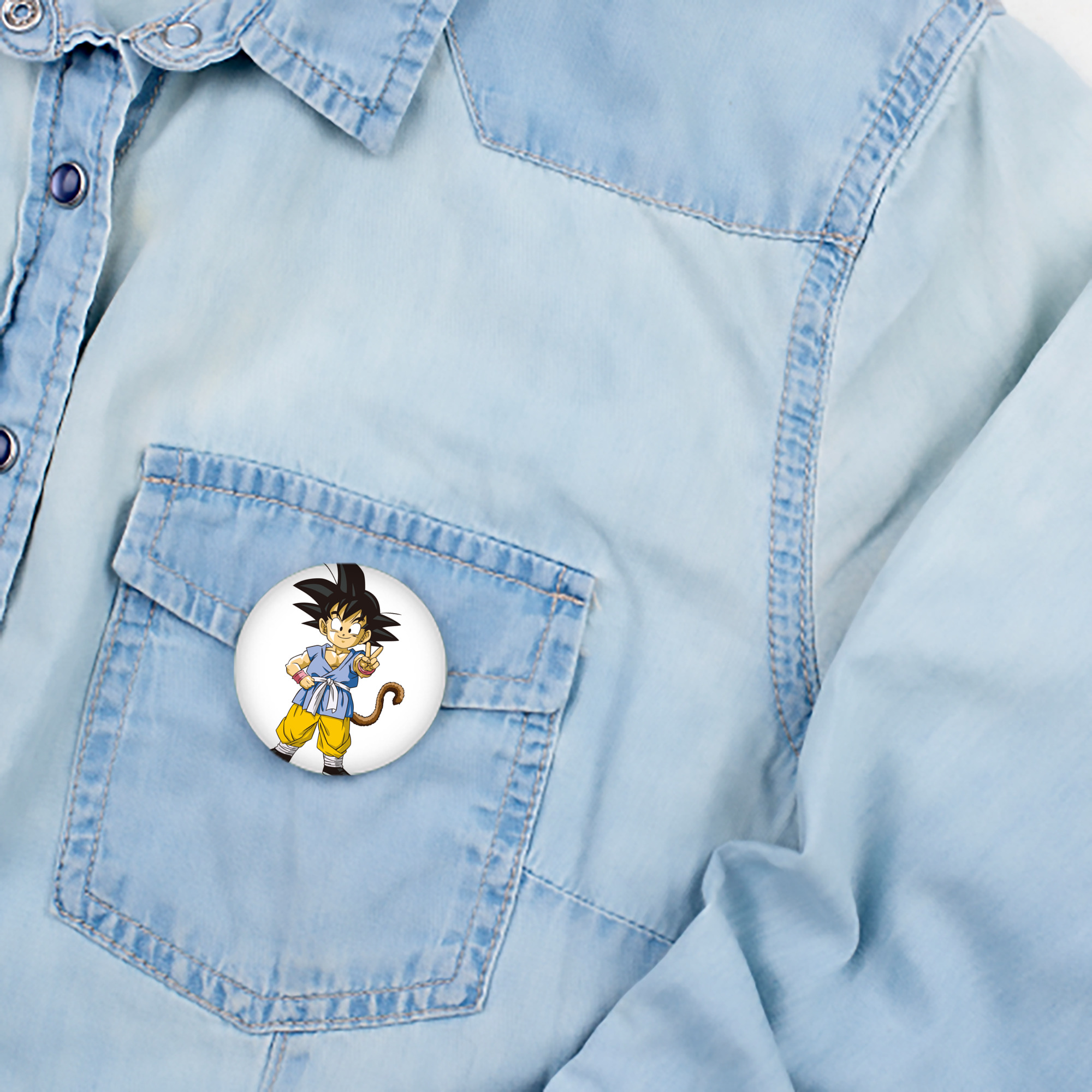 ドラゴンボール 孫悟空（そん ごくう）Son Goku カカロット DRAGON BALL Kakarotto 6cm 缶バッジ 複数セット