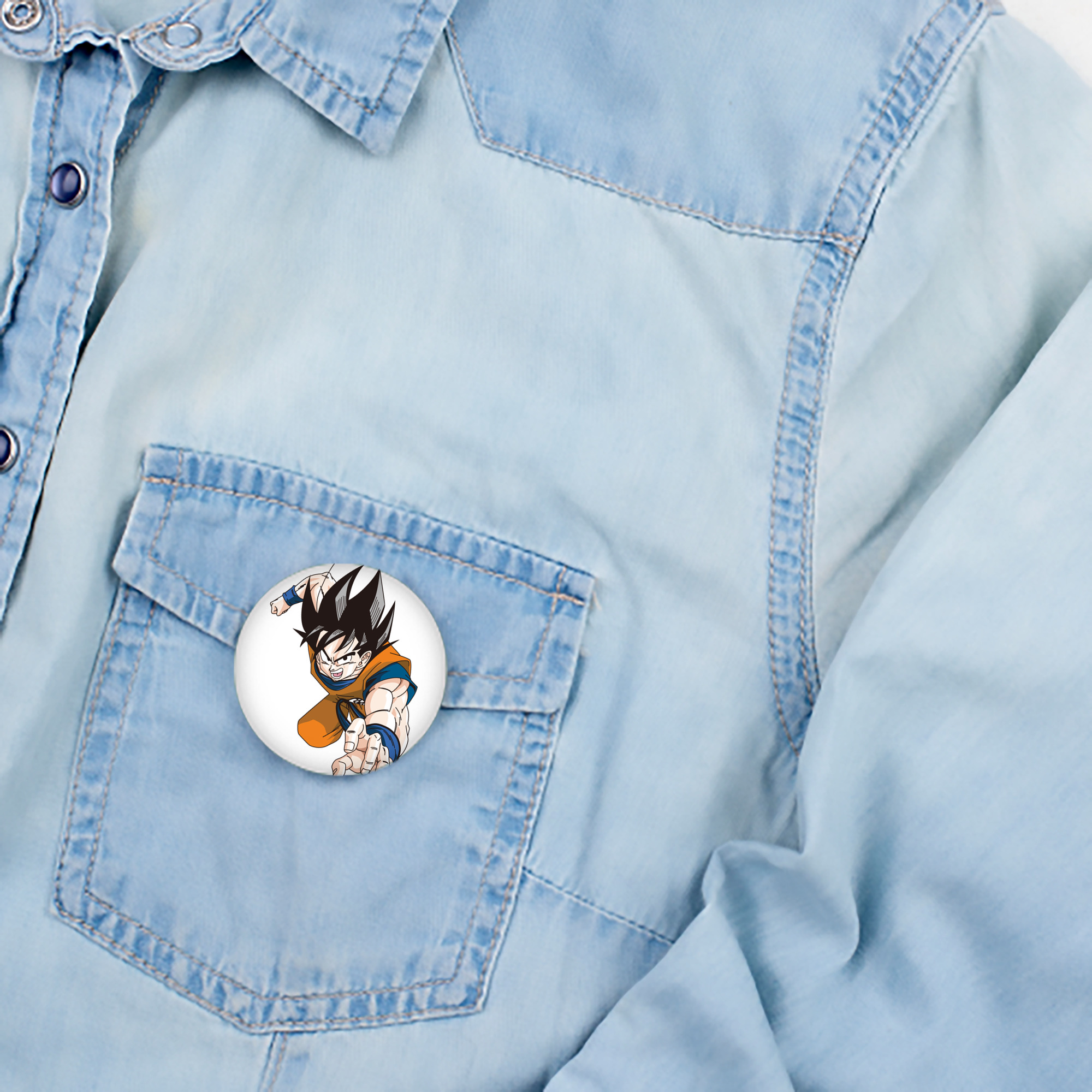 ドラゴンボール 孫悟空（そん ごくう）Son Goku カカロット DRAGON BALL Kakarotto 6cm 缶バッジ 複数セット