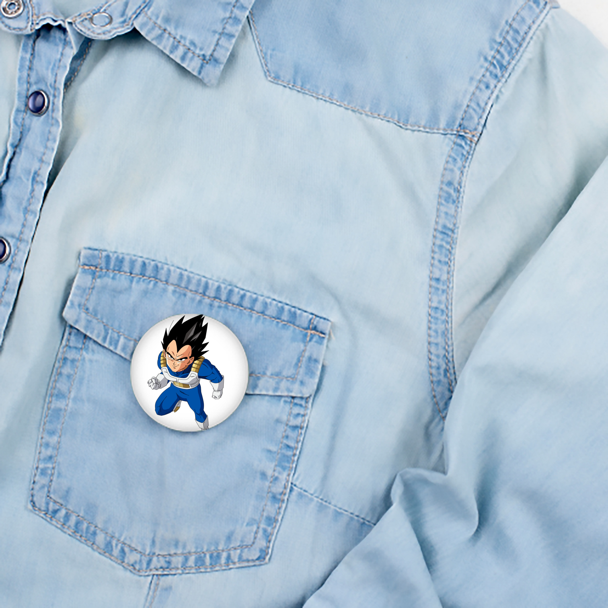ドラゴンボール ベジータ四世（Bejīta Yonsei）DRAGON BALL Vegeta IV 6cm 缶バッジ 複数セット