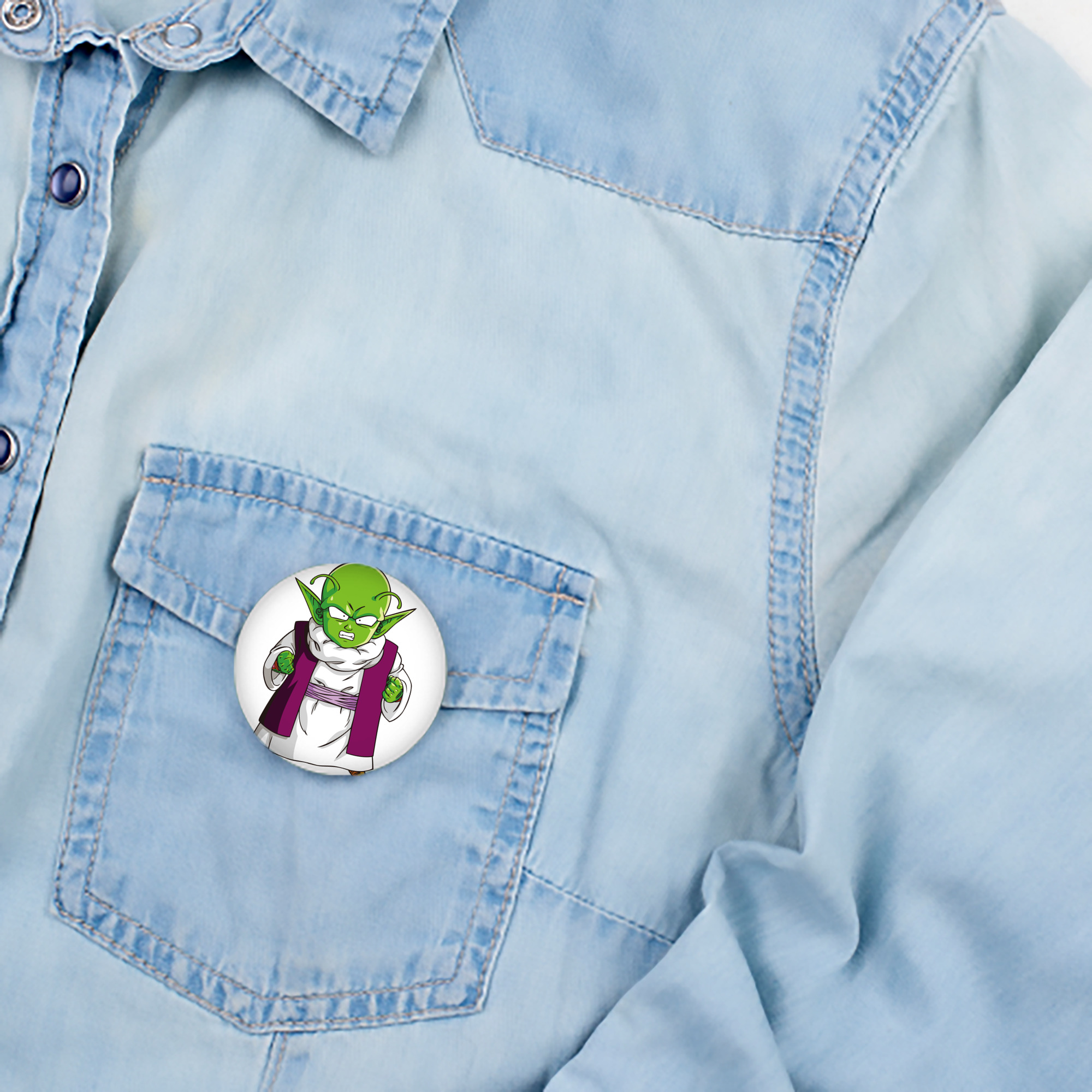 ドラゴンボール ピッコロ DRAGON BALL Piccolo 6cm 缶バッジ 複数セット
