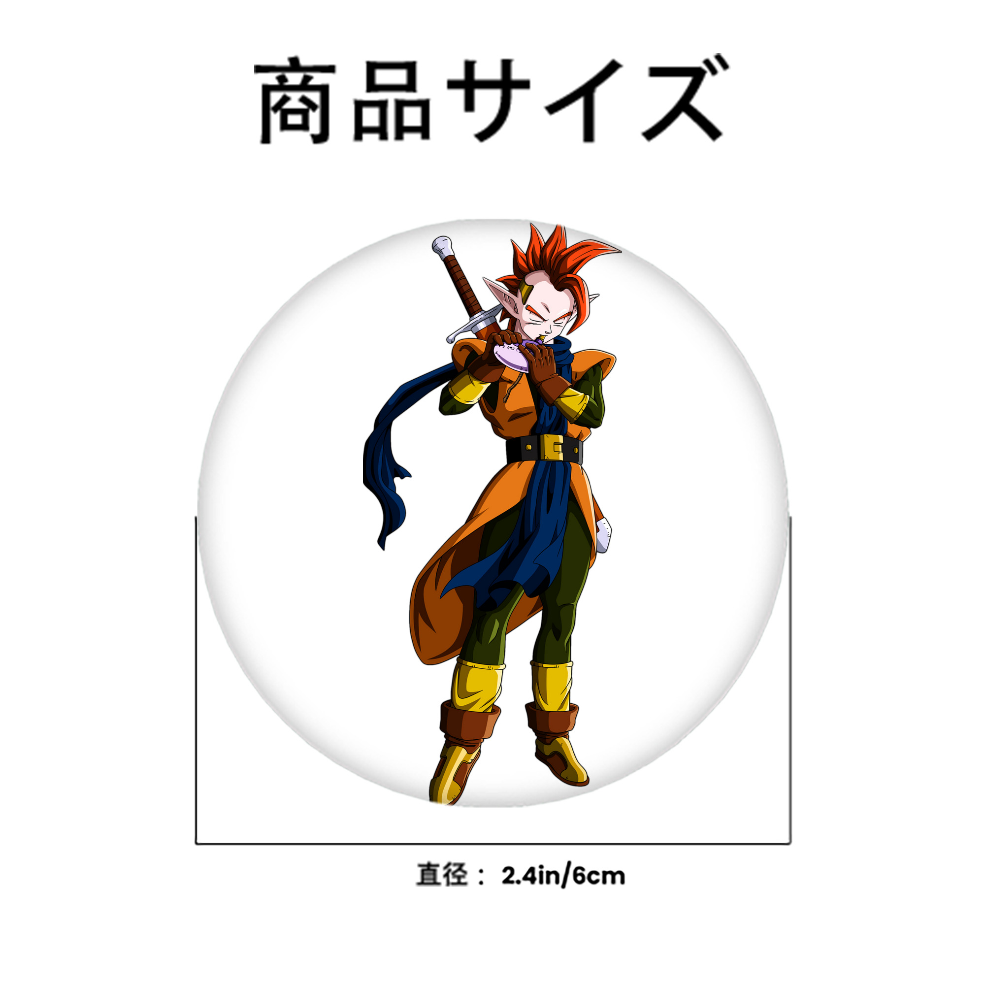 ドラゴンボール DRAGON BALL 6cm 缶バッジ 複数セット