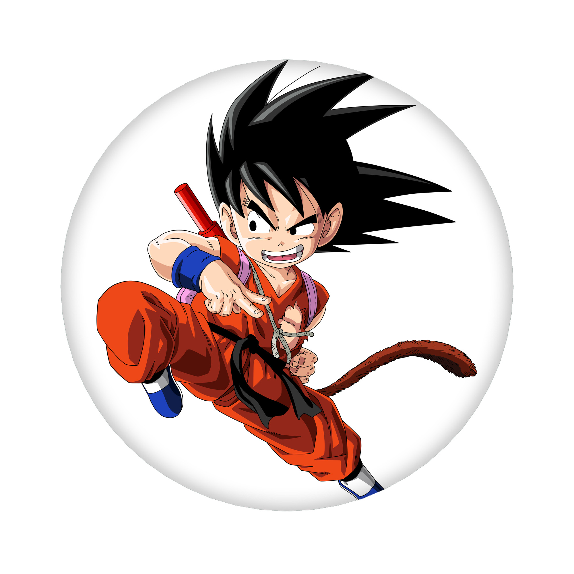 （画像用） ドラゴンボール 孫悟空（そん ごくう）Son Goku カカロット DRAGON BALL Kakarotto 6cm 缶バッジ 複数セット