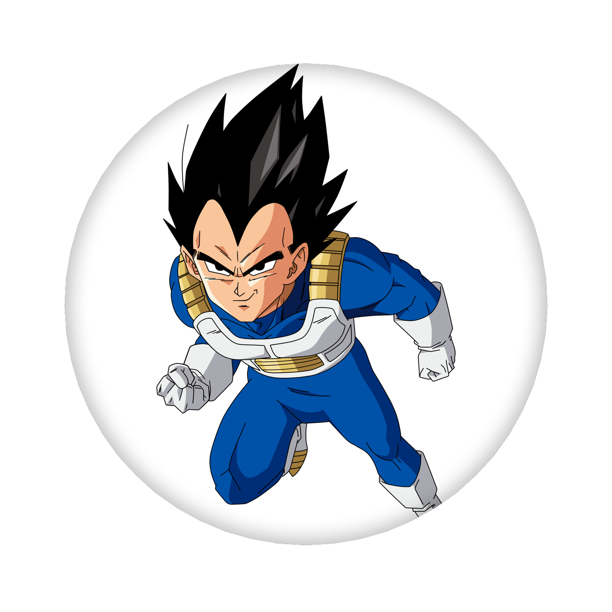 （画像用） ドラゴンボール ベジータ四世（Bejīta Yonsei）DRAGON BALL Vegeta IV 6cm 缶バッジ 複数セット