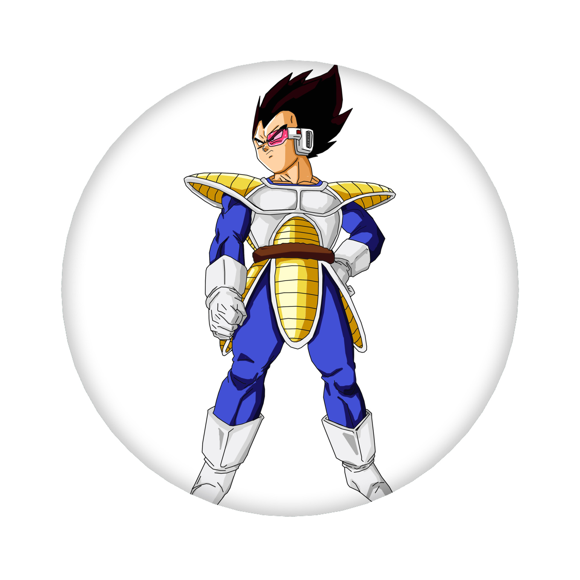 （画像用） ドラゴンボール ベジータ四世（Bejīta Yonsei）DRAGON BALL Vegeta IV 6cm 缶バッジ 複数セット