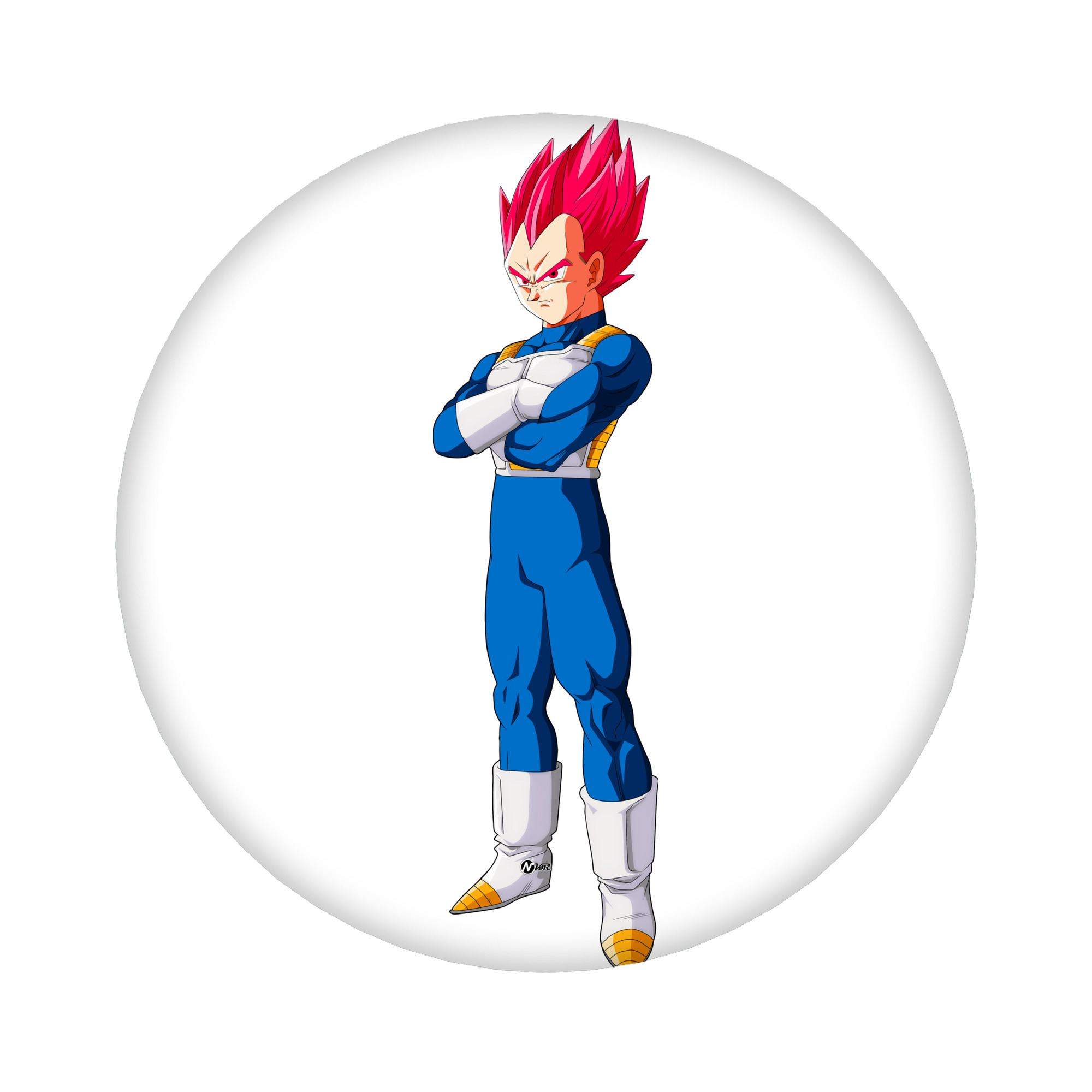 （画像用） ドラゴンボール ベジータ四世（Bejīta Yonsei）DRAGON BALL Vegeta IV 6cm 缶バッジ 複数セット