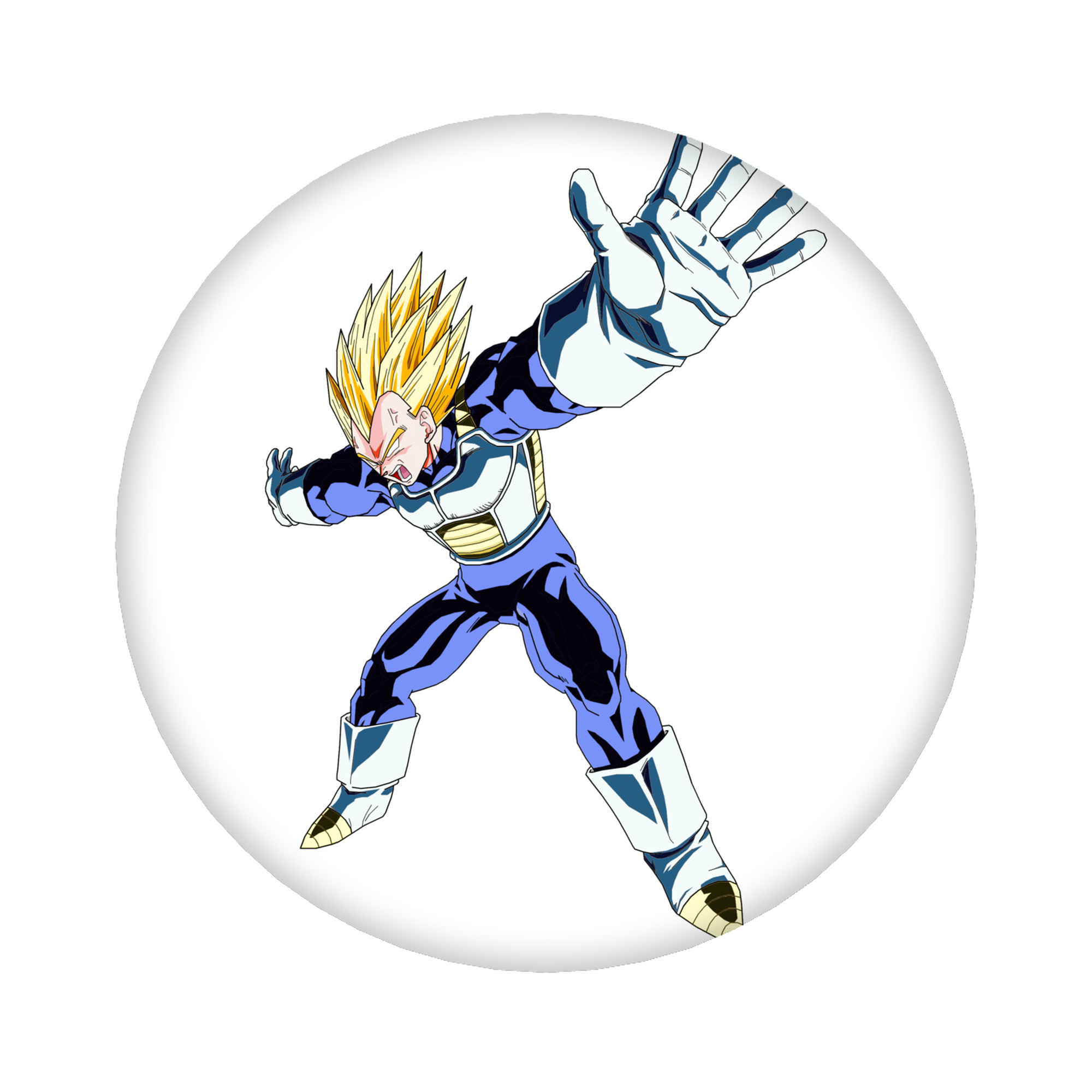 （画像用） ドラゴンボール ベジータ四世（Bejīta Yonsei）DRAGON BALL Vegeta IV 6cm 缶バッジ 複数セット