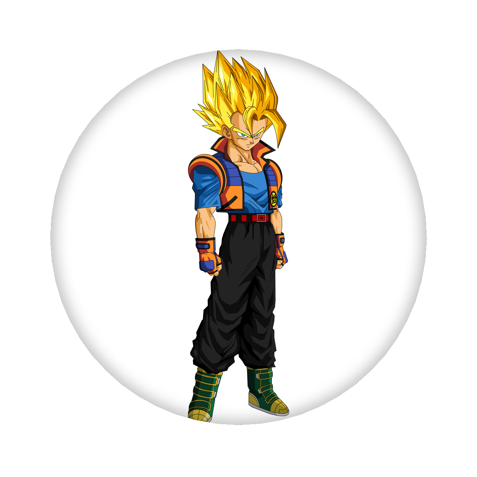（画像用） ドラゴンボール ベジータ四世（Bejīta Yonsei）DRAGON BALL Vegeta IV 6cm 缶バッジ 複数セット