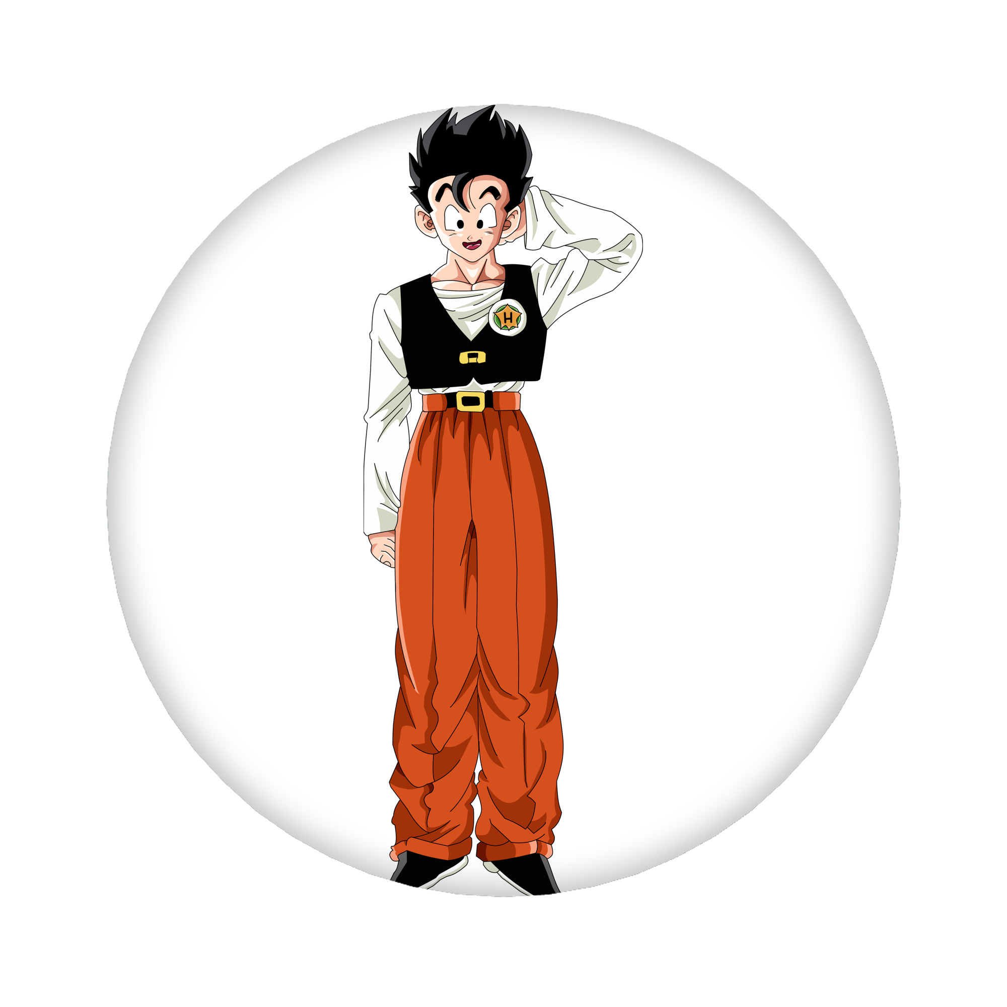 （画像用） ドラゴンボール 孫 悟飯（そんごはん）DRAGON BALL Son Gohan 6cm 缶バッジ 複数セット