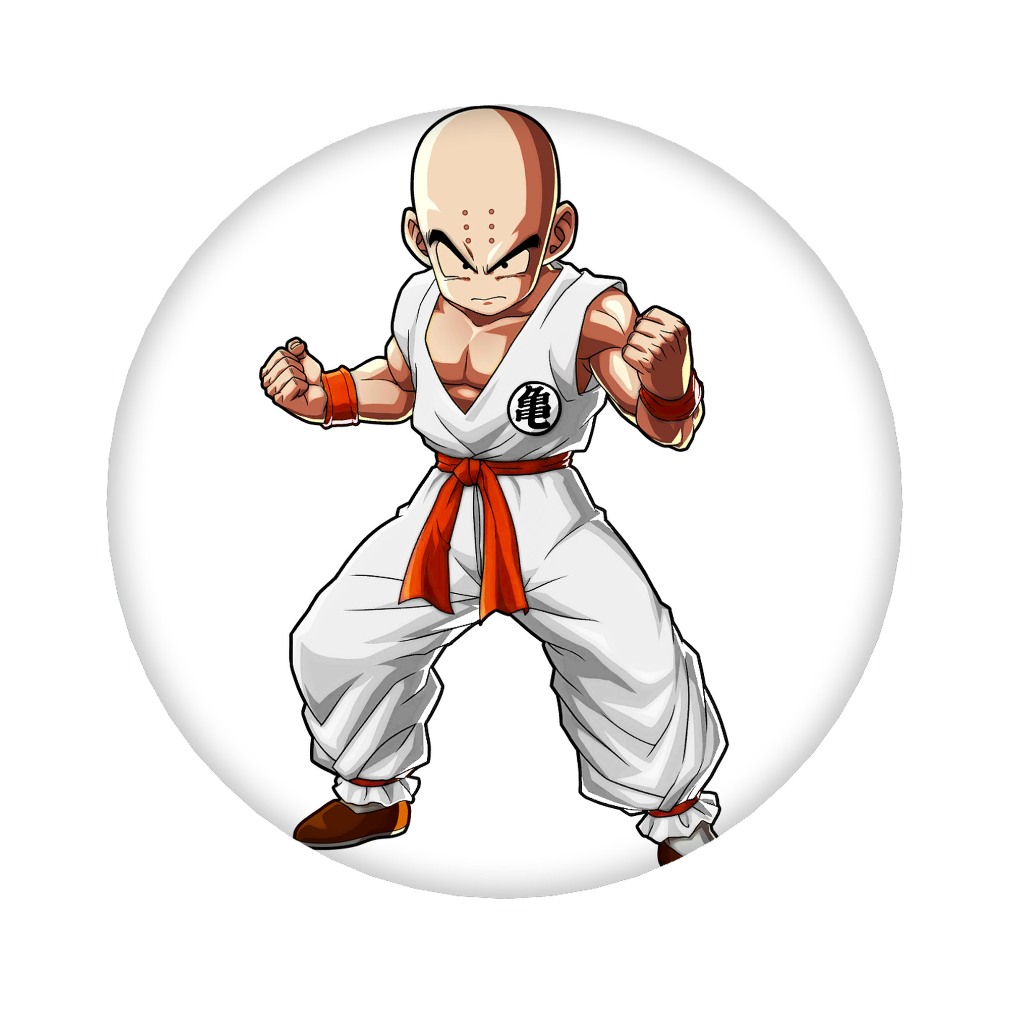 （画像用） ドラゴンボール クリリン DRAGON BALL krillin 6cm 缶バッジ 複数セット