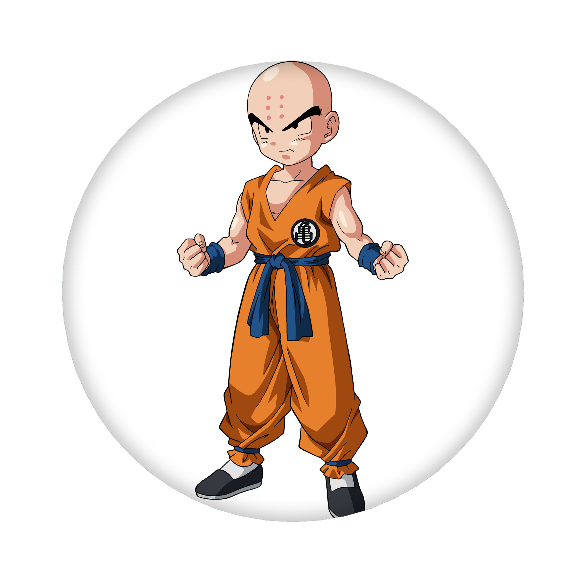 （画像用） ドラゴンボール クリリン DRAGON BALL krillin 6cm 缶バッジ 複数セット